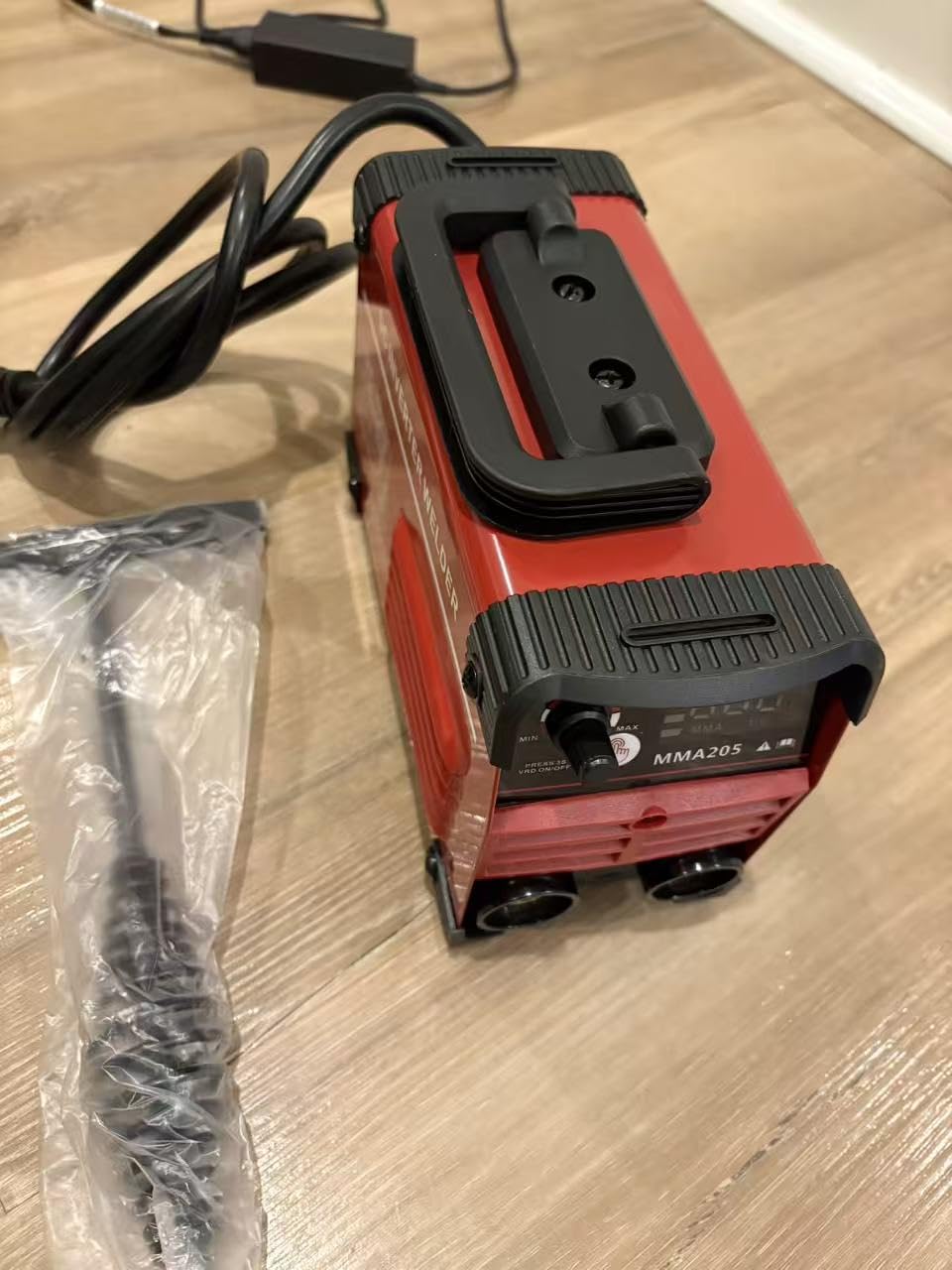 HONE Stick Welder 110V, Actual 120Amp Smart Hot Start Arc Force Anti-Stick Mini Portable Welding Machine, Digital IGBT Inverter LCD Display ARC Welder, High Efficiency for Welding Rod 1/16-1/8-Inch customer photo 2