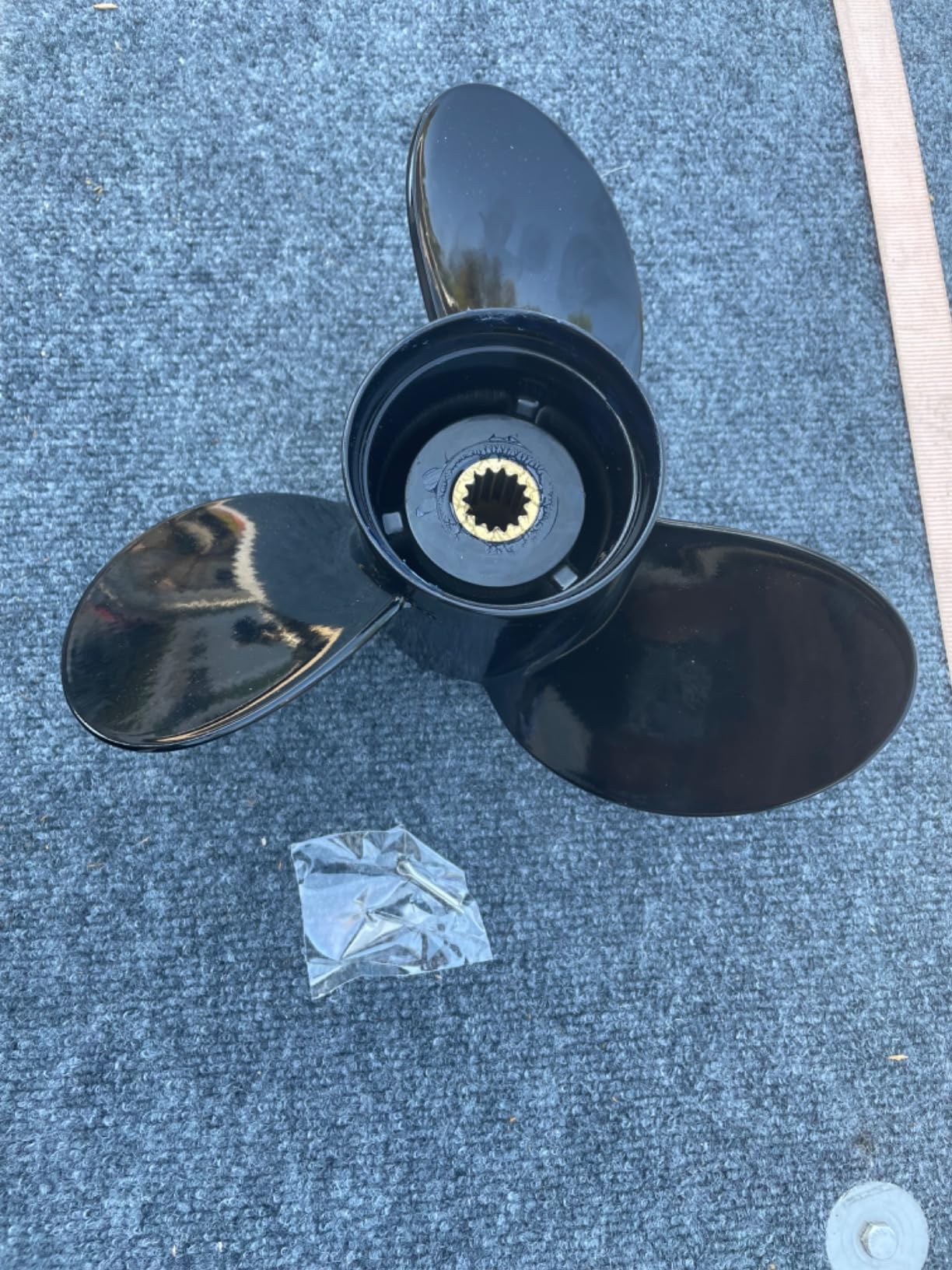 Boat Propeller for BRP Johnson Evinrude 15-35HP 14 Spline Tooth RH customer photo 1