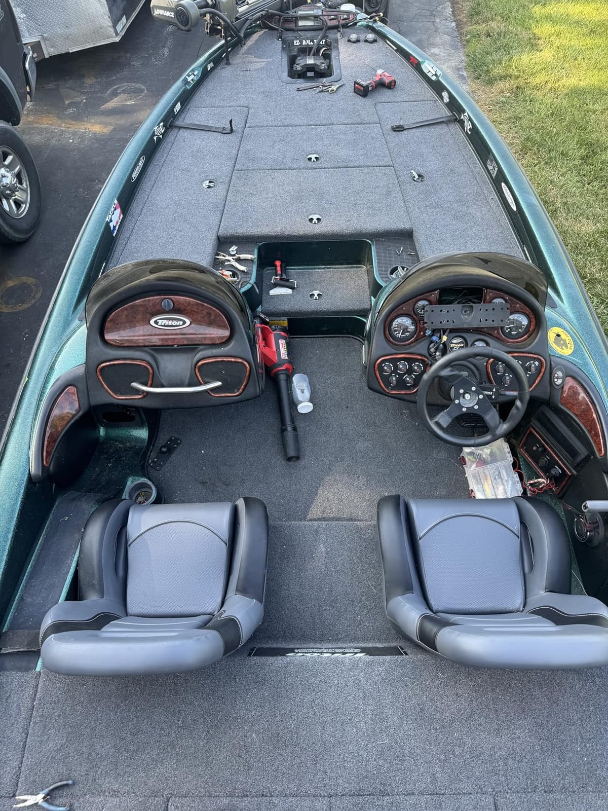 20 oz. Marine Boat Carpet - 8.5 ft Wide - You Choose The Length/Color (Midnight Star, 8.5 x 15) customer photo 1