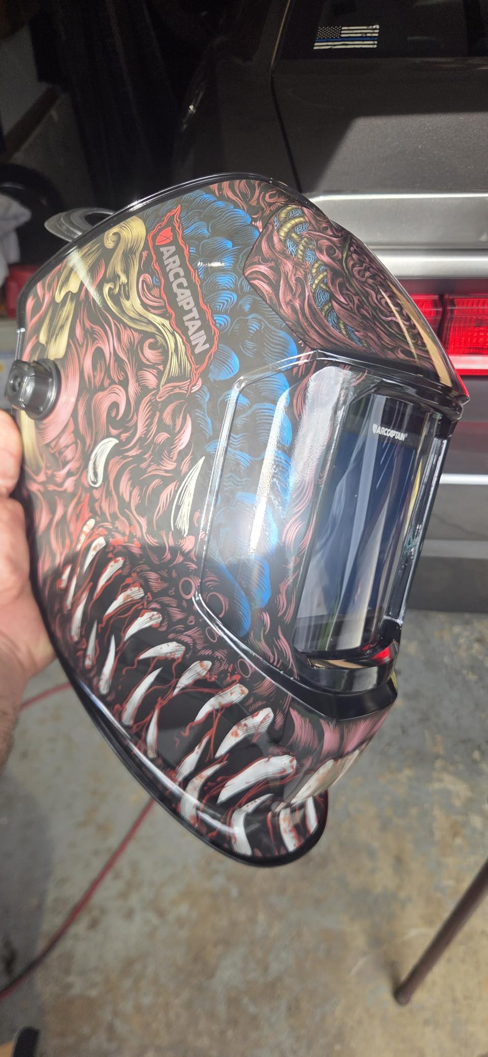 ARCCAPTAIN Auto Darkening Welding Helmet, 3.94