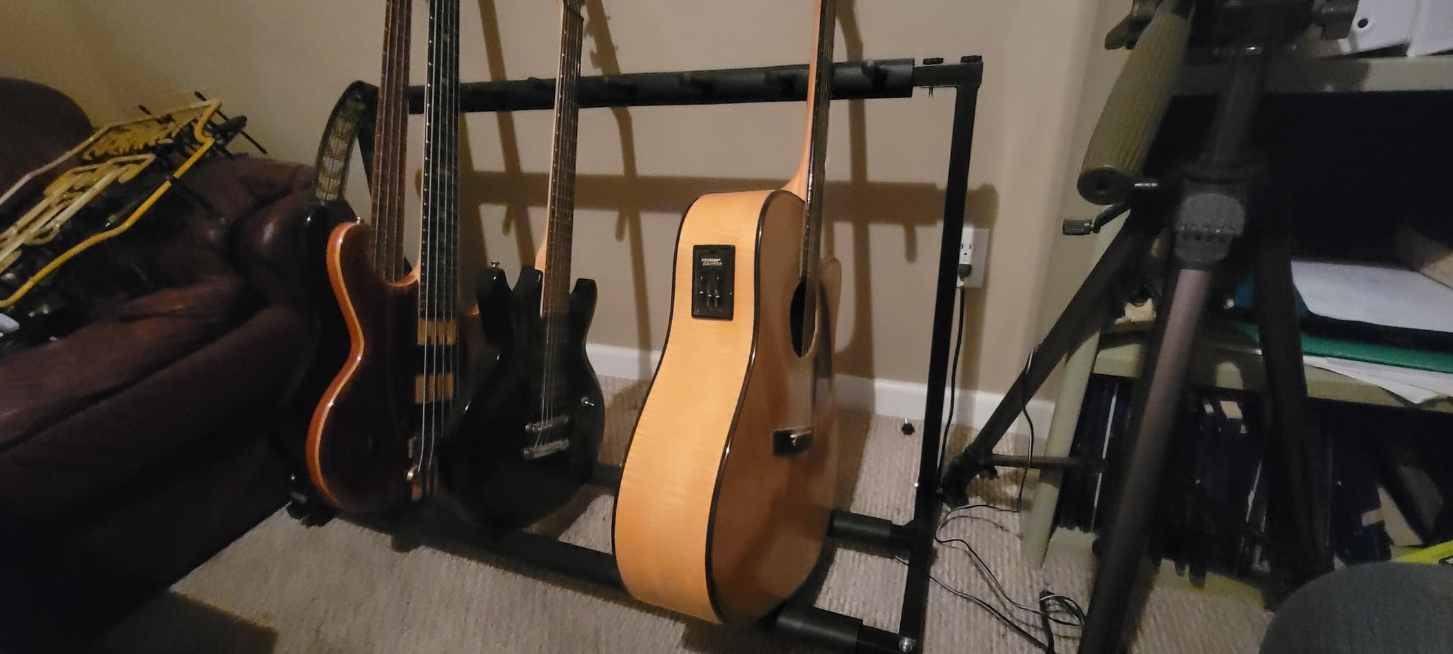 GeeWin Multi Guitar Stand, 5 Guitar Stand Rack, Folding Guitar Stand customer photo 2