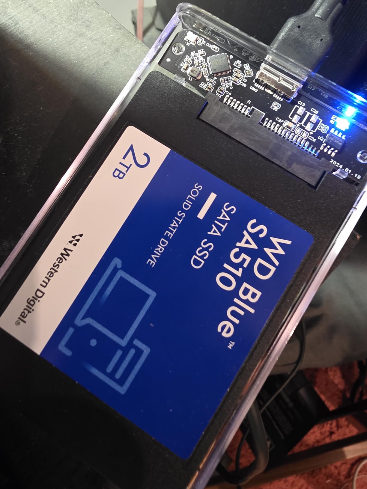 Western Digital 4TB WD Blue SA510 Internal Solid State Drive SSD - SATA III 6 Gb/s, 2.5