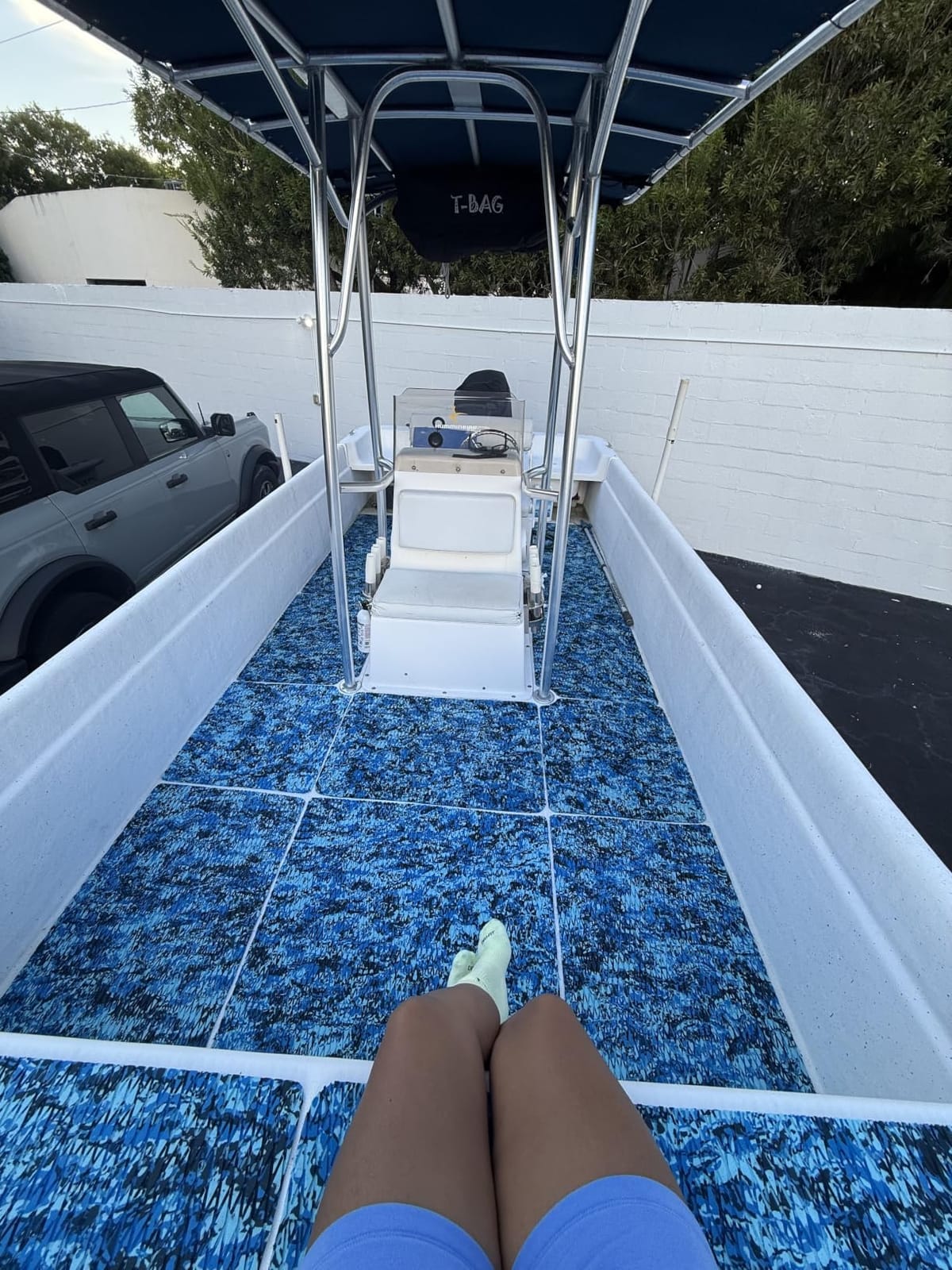 FOCEAN Boat Flooring EVA Foam Boat Decking Camo Self-Adhesive Marine Mats for Jon Boats,Bass Boat,RV,Kayak, 94.5