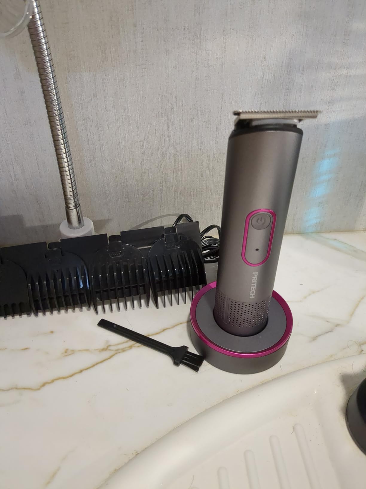 Manscape Body Hair Trimmer for Men, Waterproof Nick-Free Pubic Hair Trimmer customer photo 2