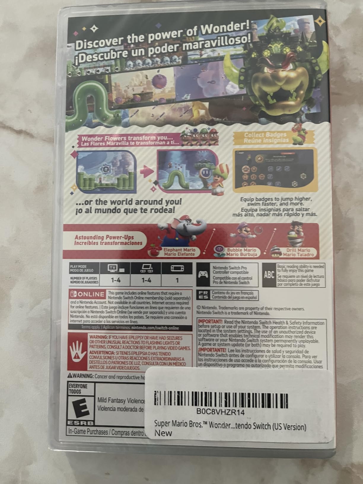 Super Mario Bros.™ Wonder - Nintendo Switch (US Version) customer photo 1