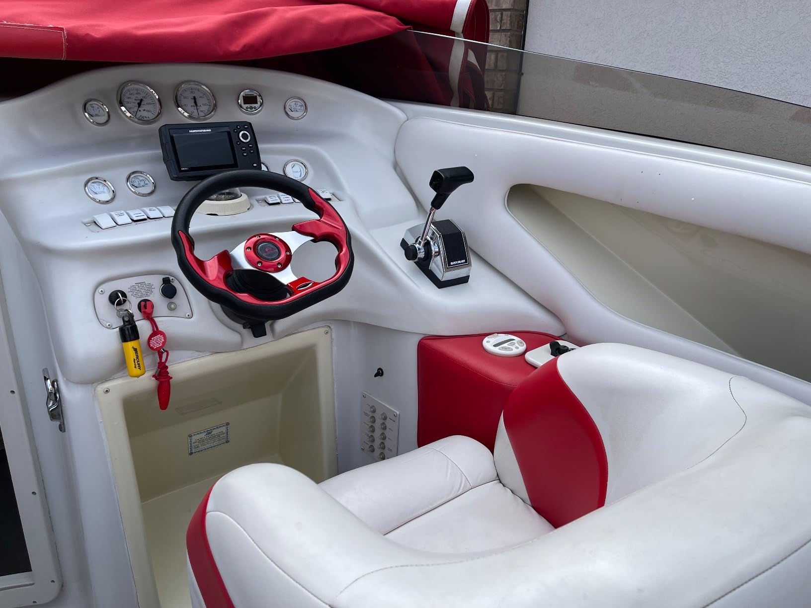RASTP 12.6 Inch Boat Steering Wheel, Marine Steering Wheel(Style A- Pane) customer photo 2