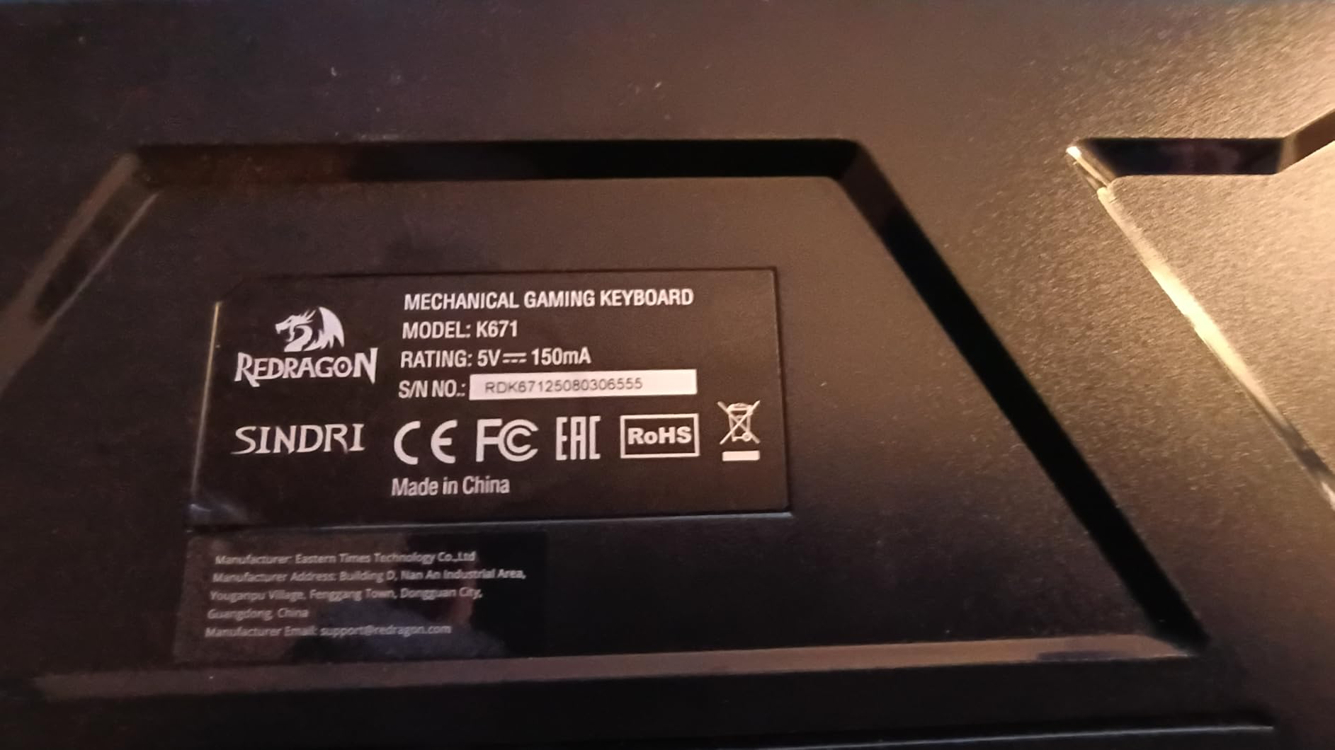 Redragon K671 customer photo 1