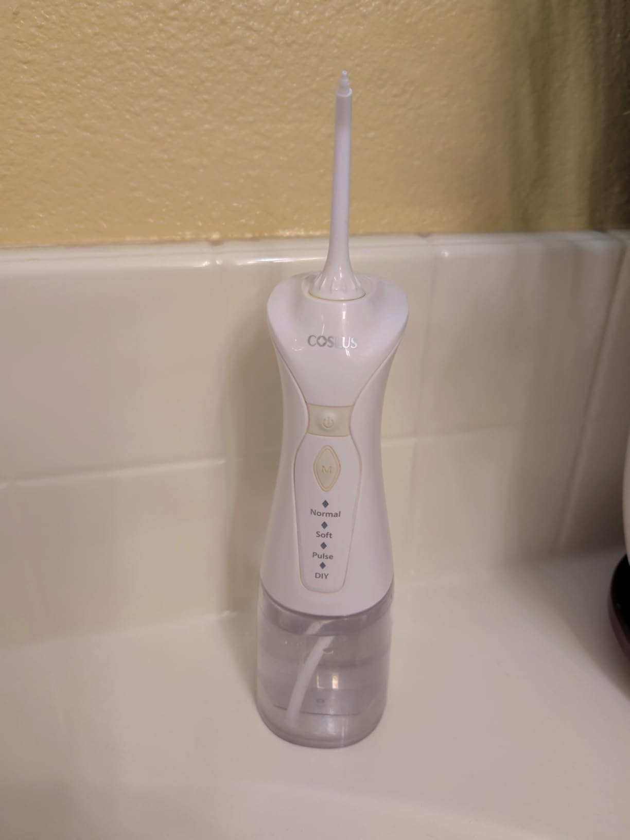 COSLUS C30 Water Dental Flosser, Upgraded DIY Mode, Black, 1Pcs customer photo 1