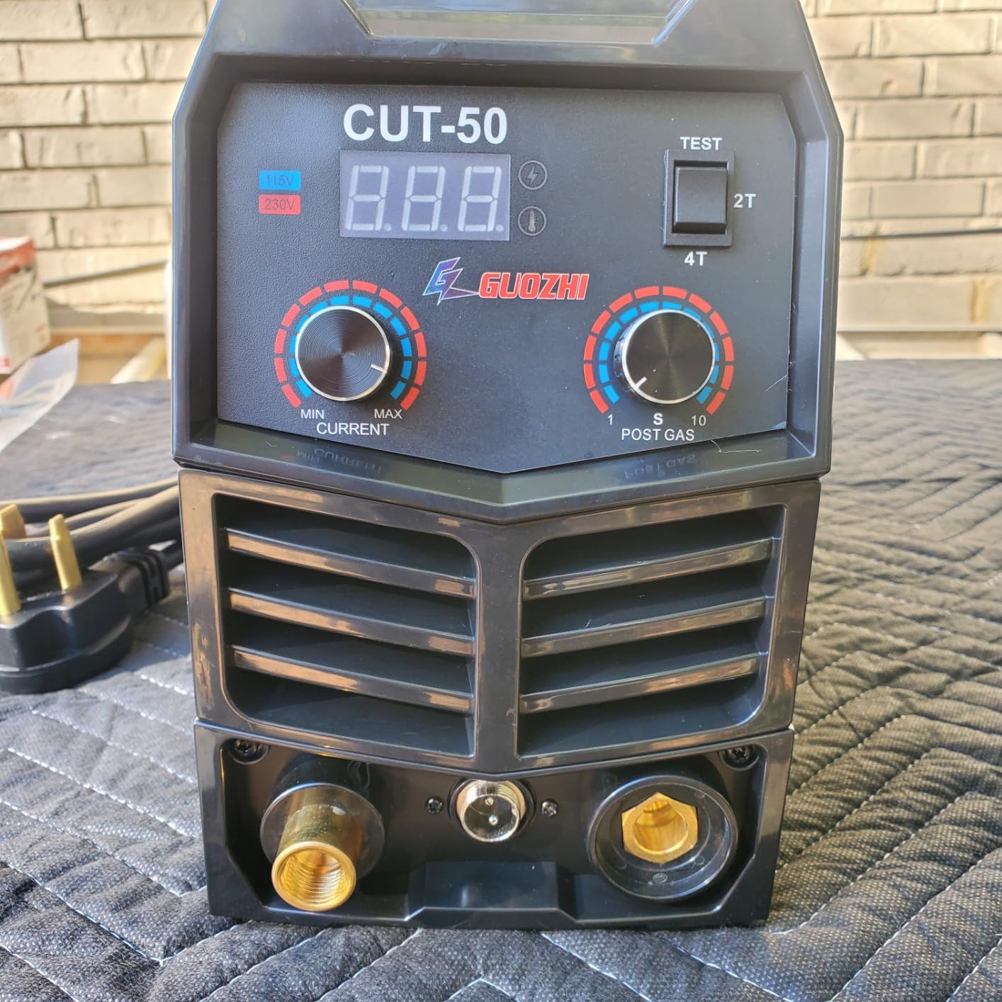 GZ GUOZHI Plasma Cutter, 50 Amp Air Inverter Plasma Cut, 110V/220V Dual Voltage Digital Display IGBT Inverter Plasma Cutting Machine with 2T/4T/TEST Function customer photo 1