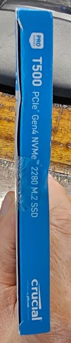Crucial T500 PCIe Gen4 NVMe 2TB SSD, Up to 7,400MB/s, TLC NAND, Laptop & Desktop (PC) Compatible, for Creatives and Gamers, Solid State Drive, Includes 1Mo Adobe CC – CT2000T500SSD8 customer photo 2