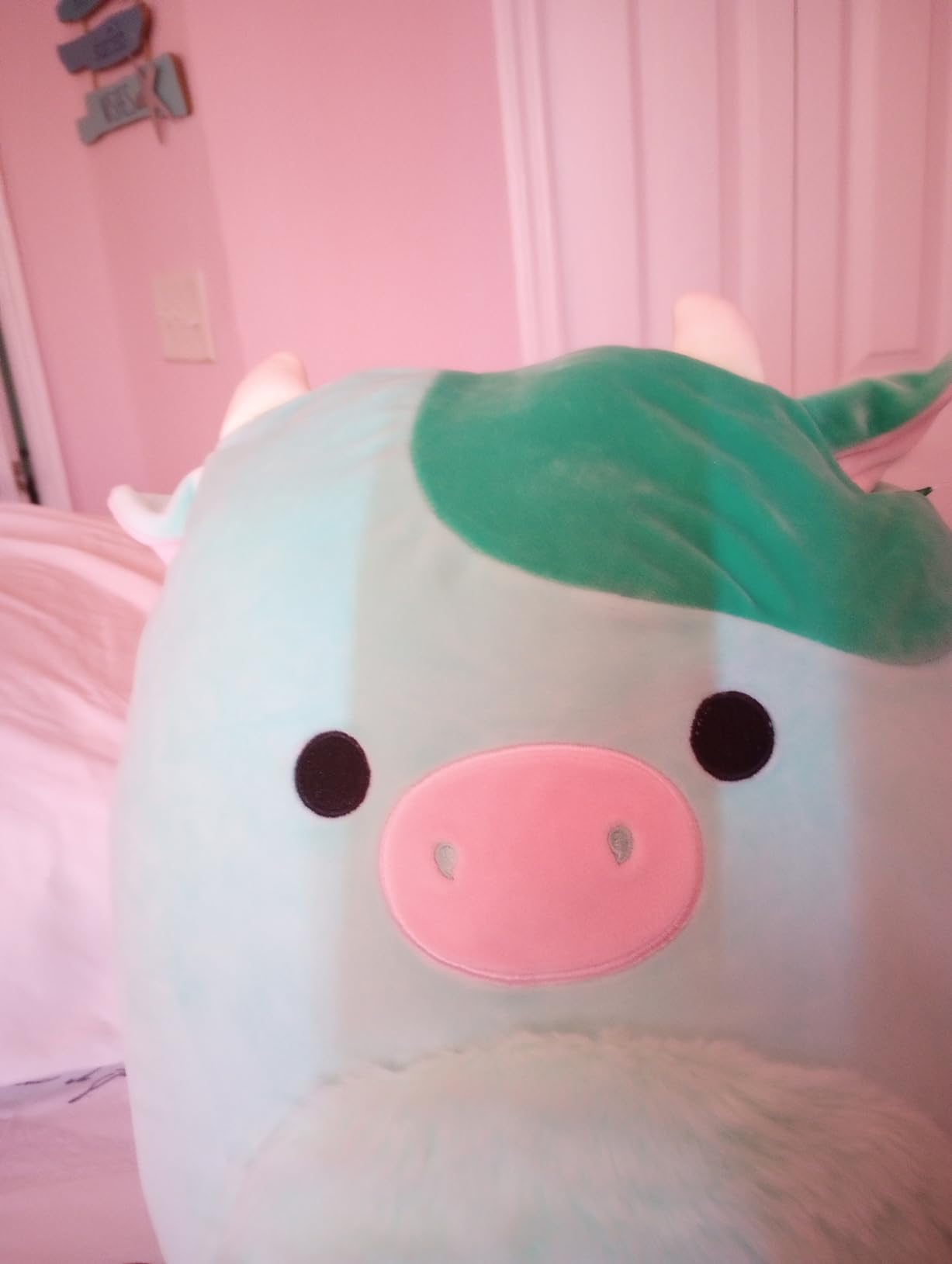 Squishmallows Original 14-Inch Lilaz Peach Cow - Official Jazwares Plush (Large) customer photo 1
