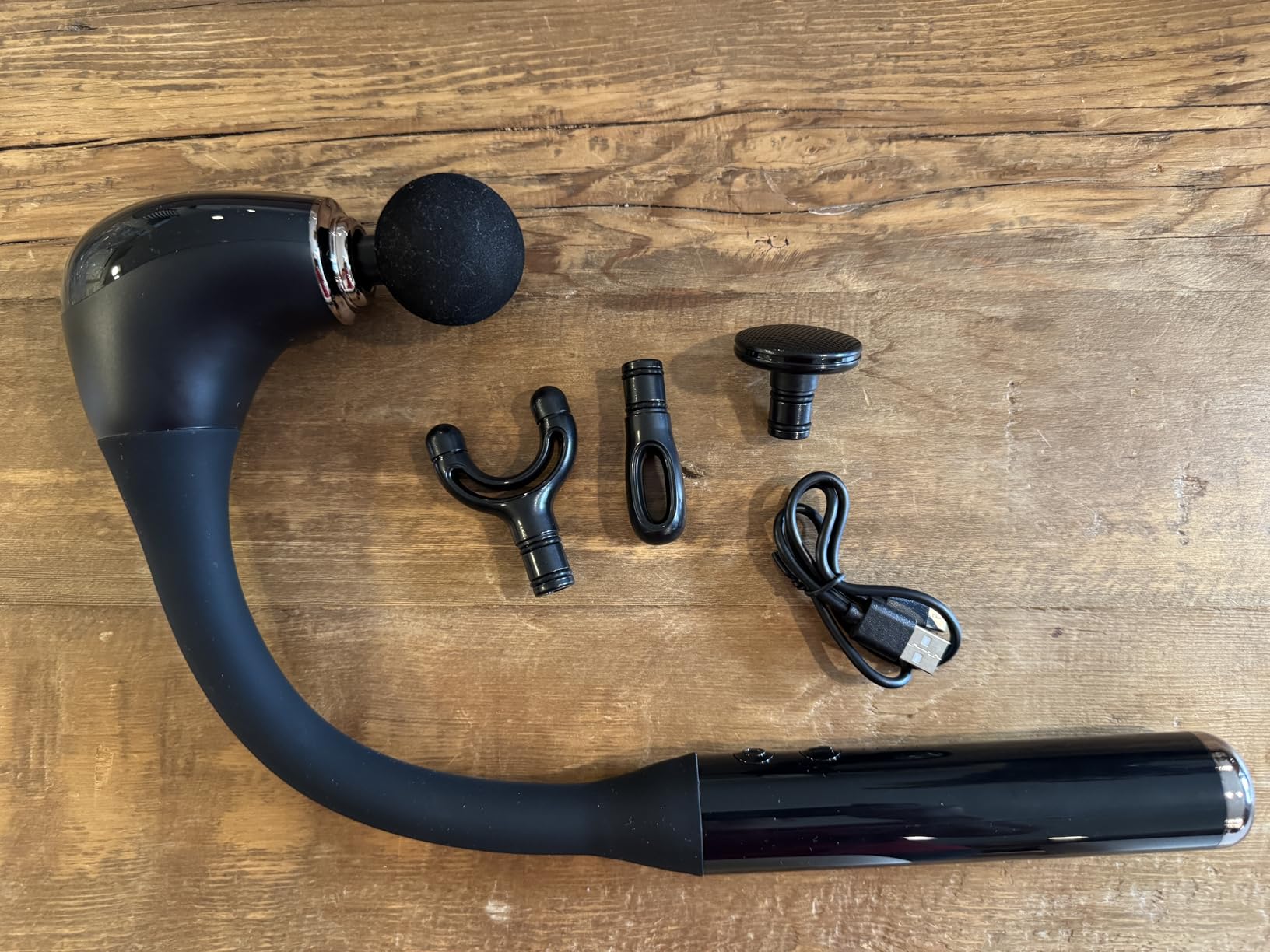 FVZ Massage Gun with Upgraded Extension Handle, Portable 10MM Massage Gun Deep Tissue, Back Massager, Muscles/Neck/Shoulders/Waist/Legs Massager, Gifts for Men customer photo 1