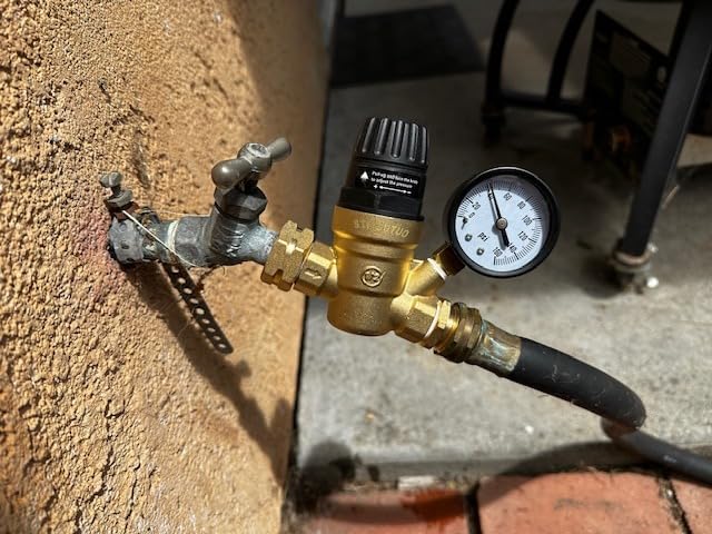 STMOUTUO RV Water Pressure Regulator Valve for Camper. Lead-Free Brass. customer photo 1
