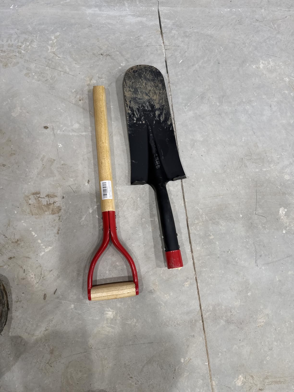 Nohovu Spade Shovel for Digging, Heavy Duty Shovel with D-Handle, Trench Shovel for Gardening, 45 Inches customer photo 2