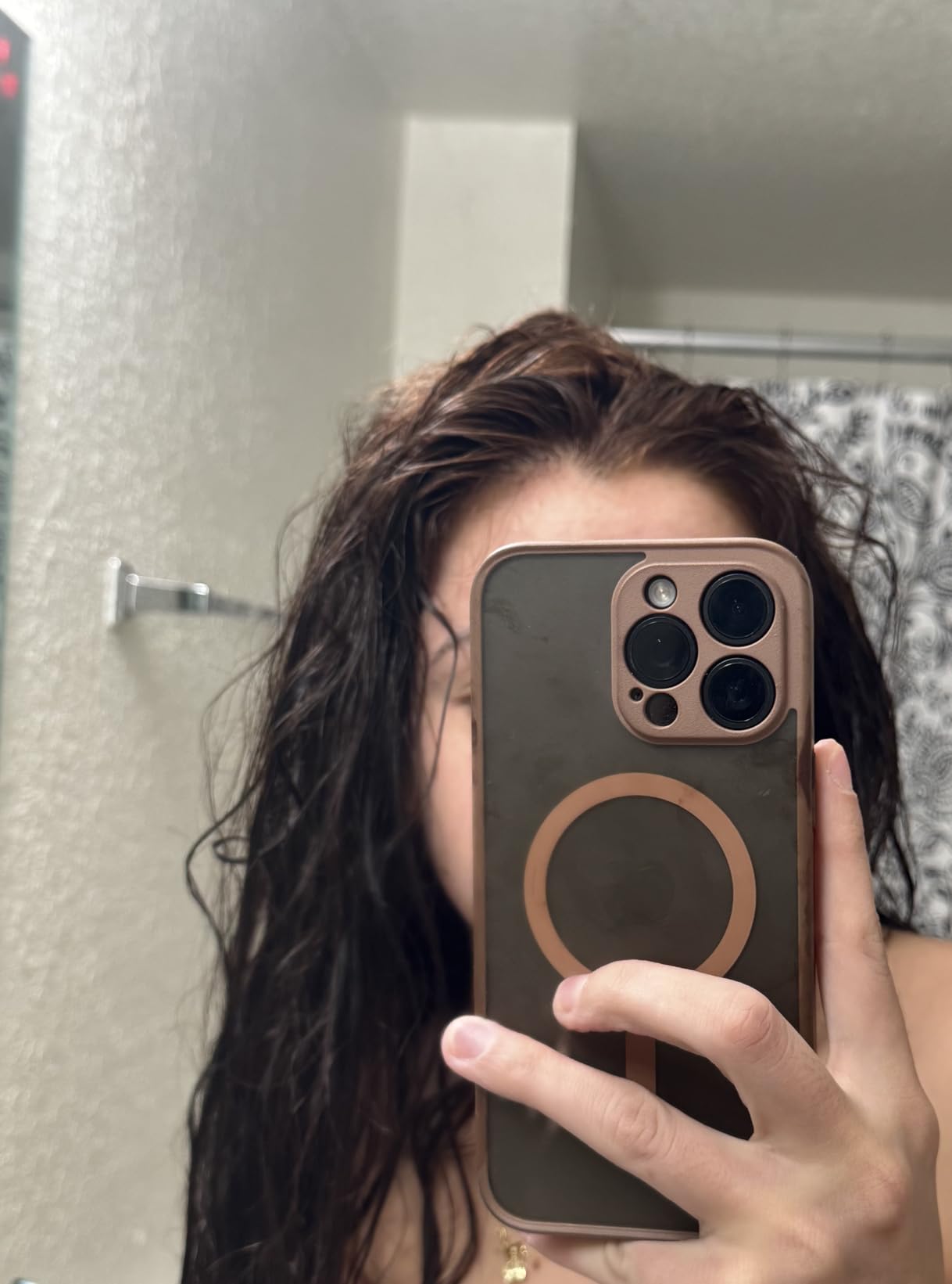 Hairitage Volumizing One Step Blow Dry Brush + Hair Dryer for Curling + Straightening - Ceramic Tourmaline Blowout Brush + Volumizer - Hair Styler for Smooth Shiny, Frizz-Free Styles - Matte Grey customer photo 1