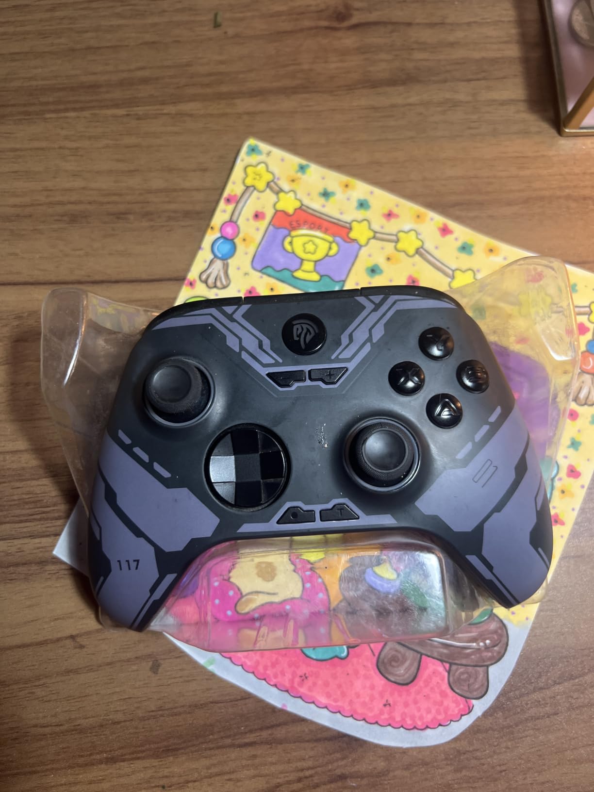 EasySMX X15 Wireless PC & Steam Gaming Controller, Hall Effect, Black customer photo 2