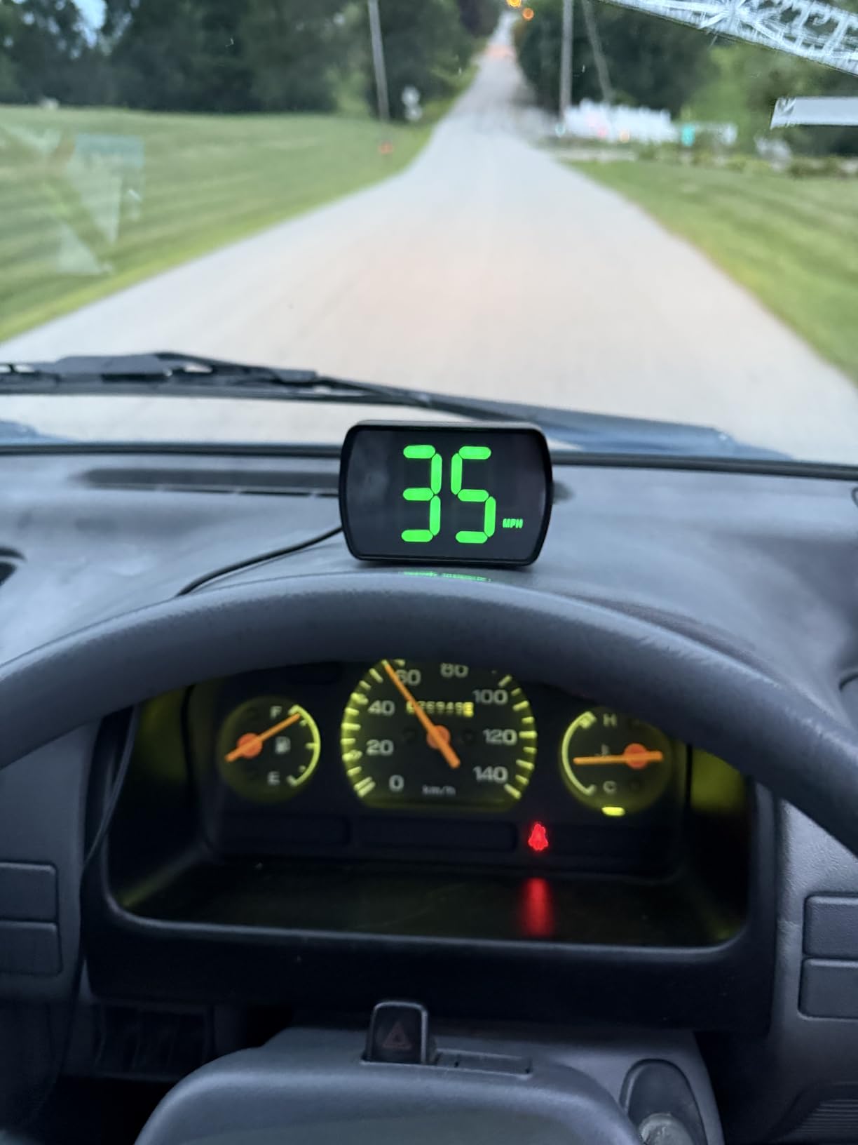 GPS Digital Speedometer for Car customer photo 1