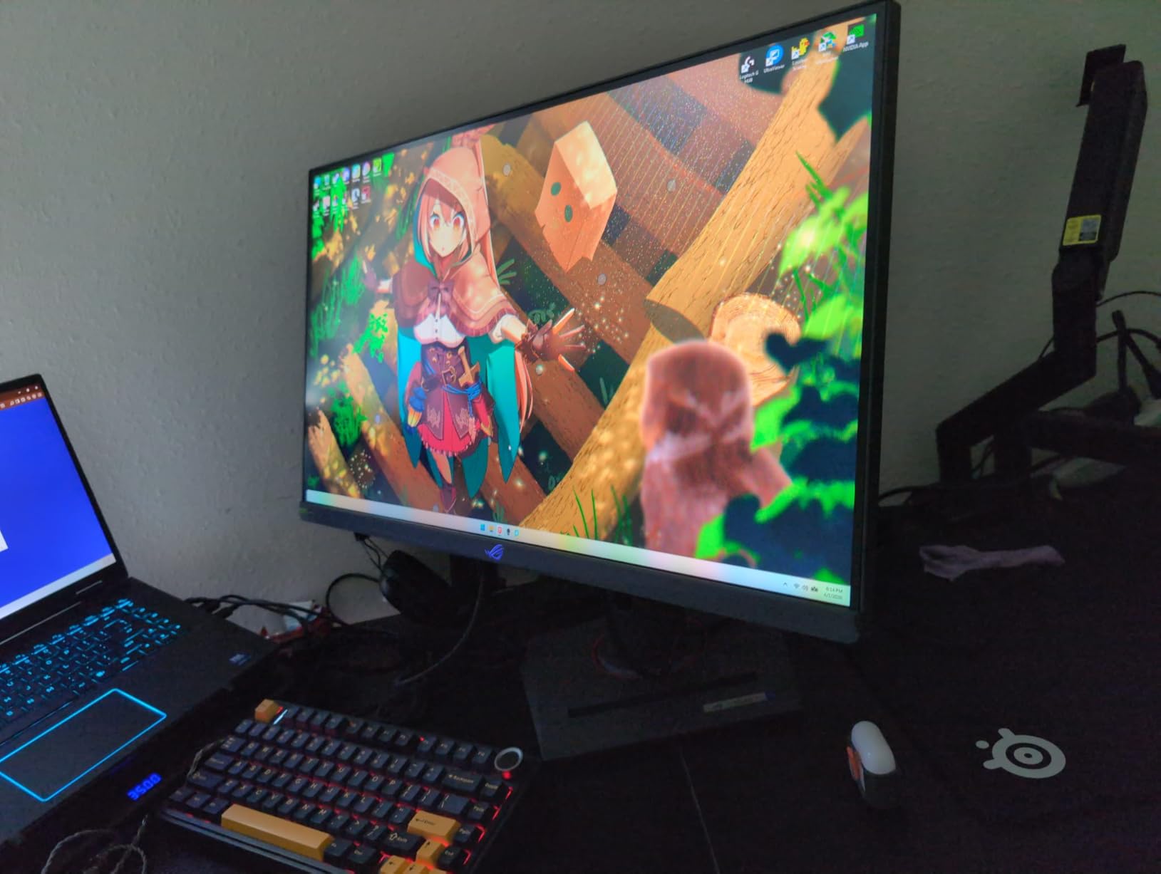 ASUS ROG XG27ACS 27 Inch 1440p 180Hz USB-C G-SYNC HDR Gaming Monitor customer photo 1