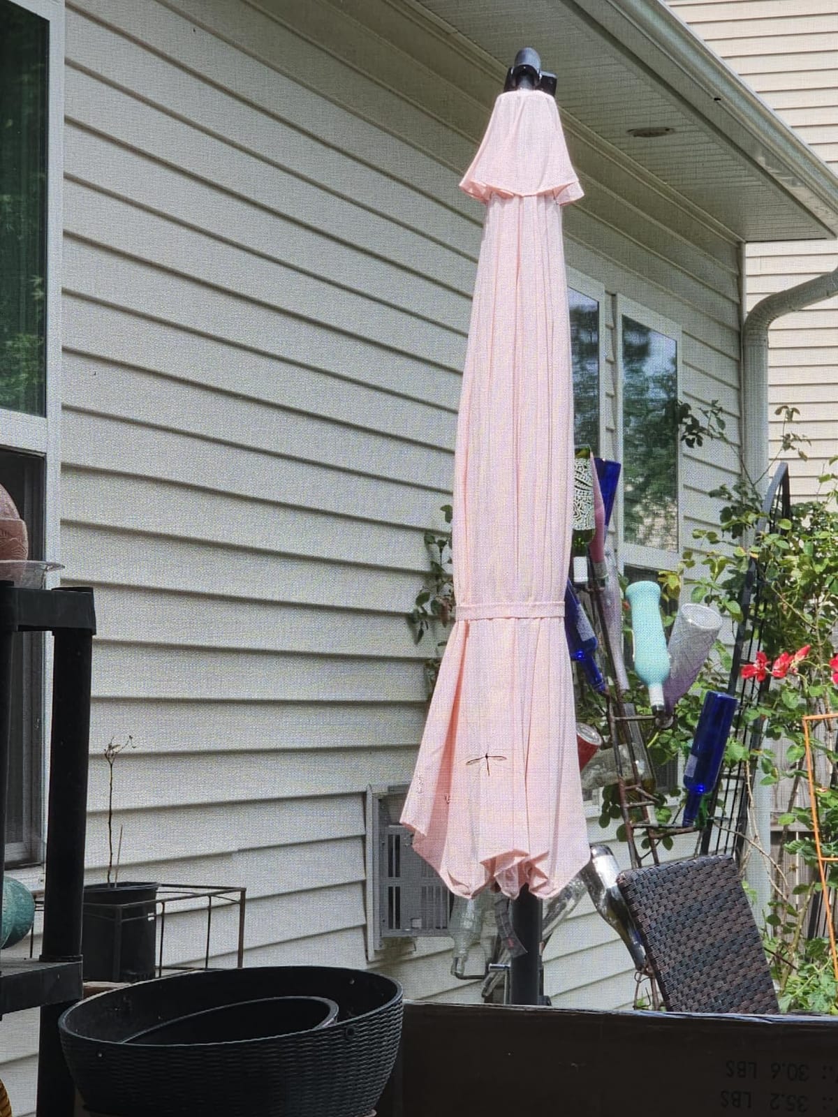 Best Choice Products 10ft Solar LED Offset Cantilever Hanging Market Patio Umbrella, 8 Sturdy Ribs, Easy Adjustment - Resort Blue customer photo 1