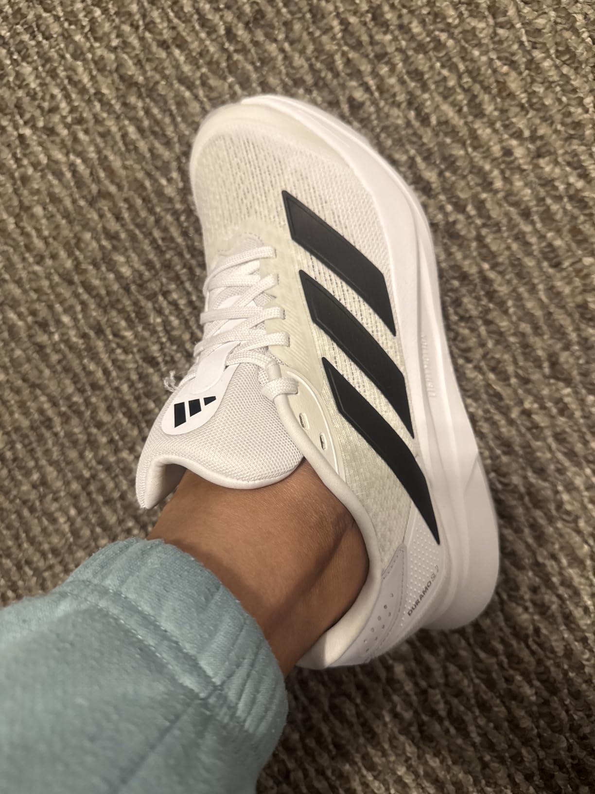 adidas Womens Duramo Sl 2 Running Sneakers Shoes - White customer photo 1