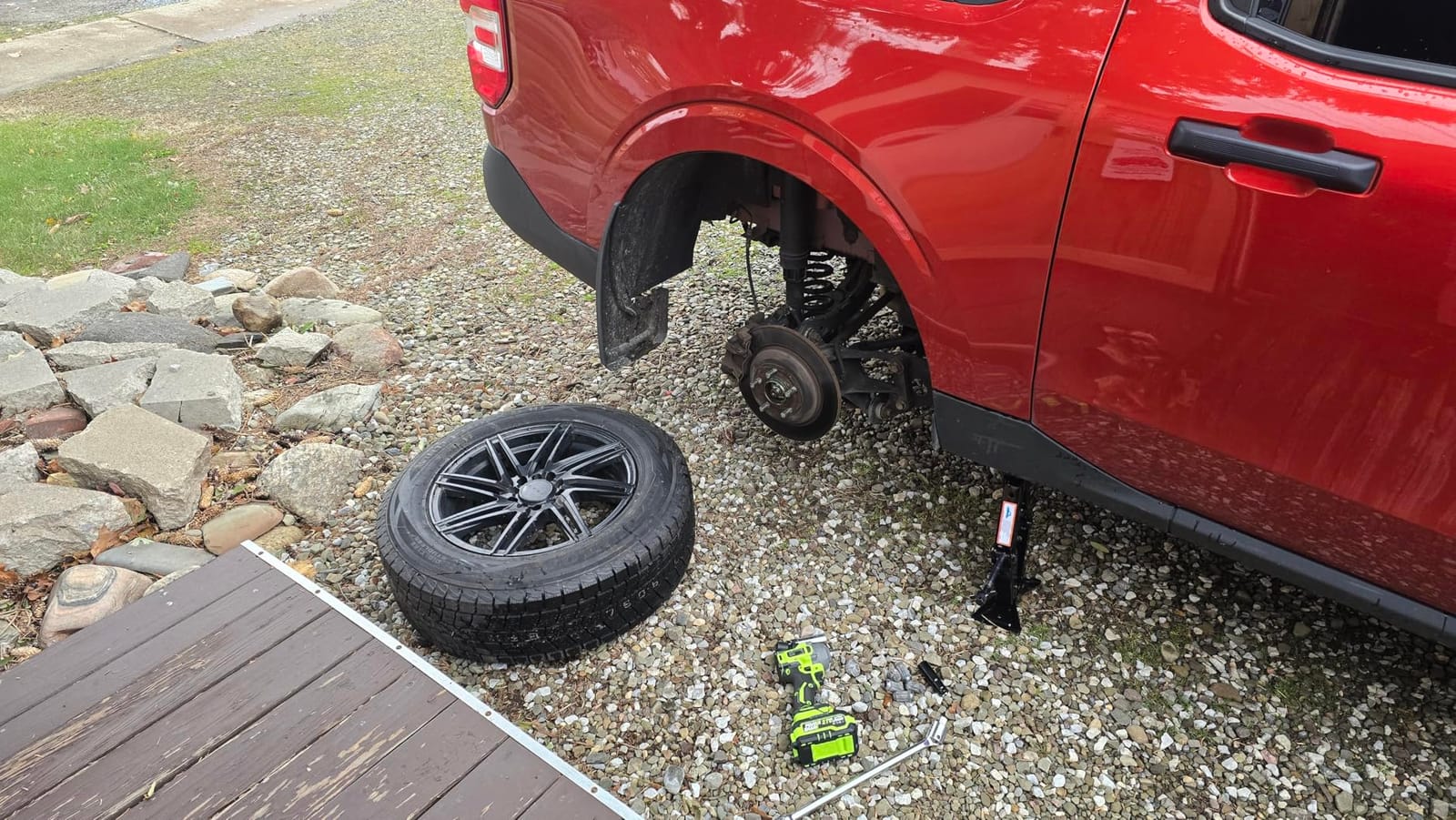 Scissor Car Jack 3 Ton (6610 lbs) Tire Changing Kit with Lug Wrench - Emergency Kit for Car, SUV, MPV customer photo 2