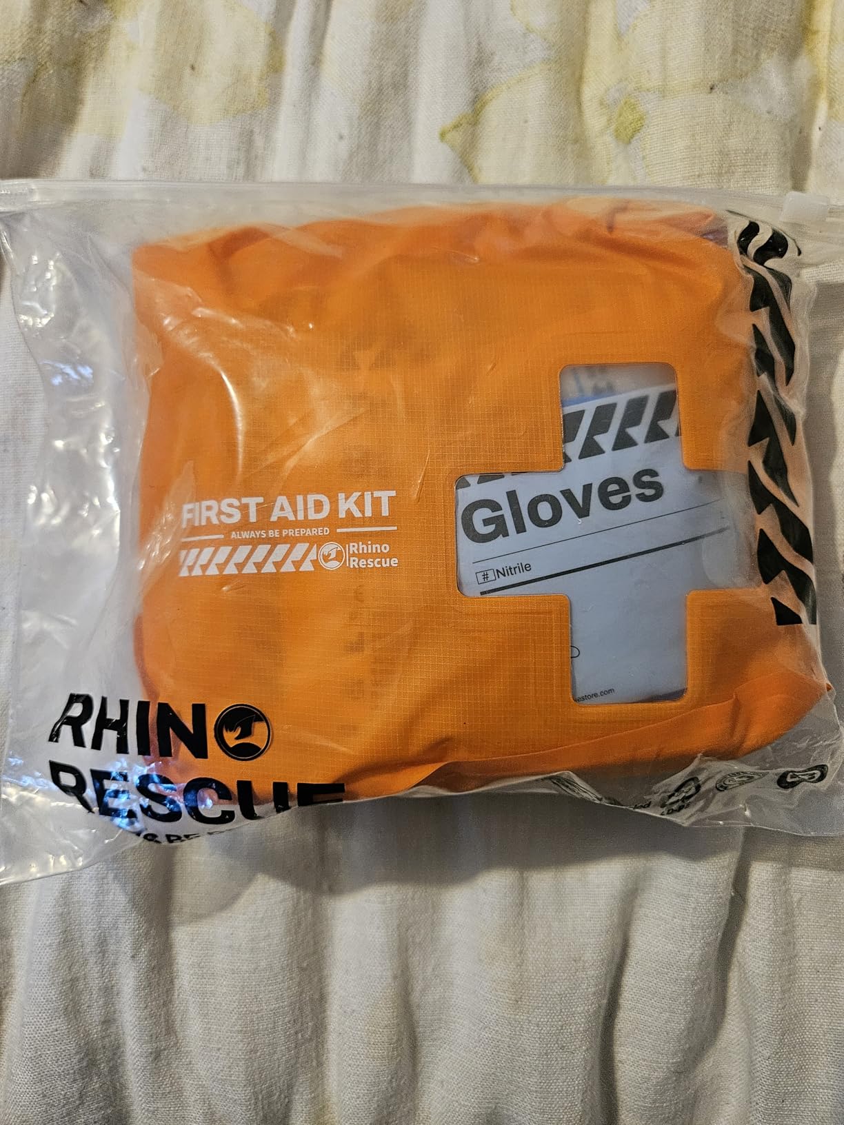 RHINO RESCUE Waterproof Boat First Aid Kit, Lightweight Dry Bag (Red) customer photo 1