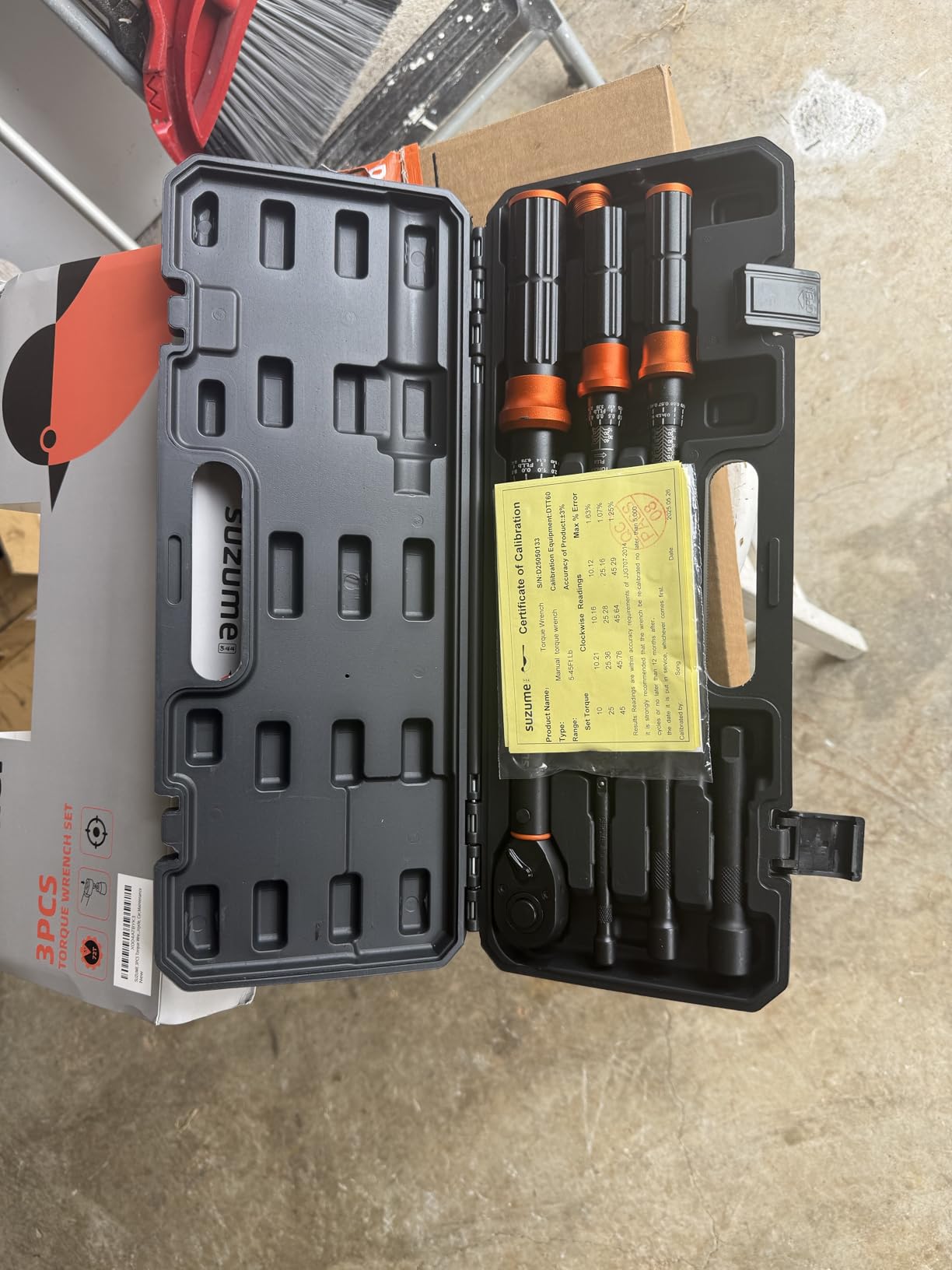 SUZUME Torque Wrench Set 1/2 3/8 1/4 Inch Drive Click ±3% Accuracy customer photo 2