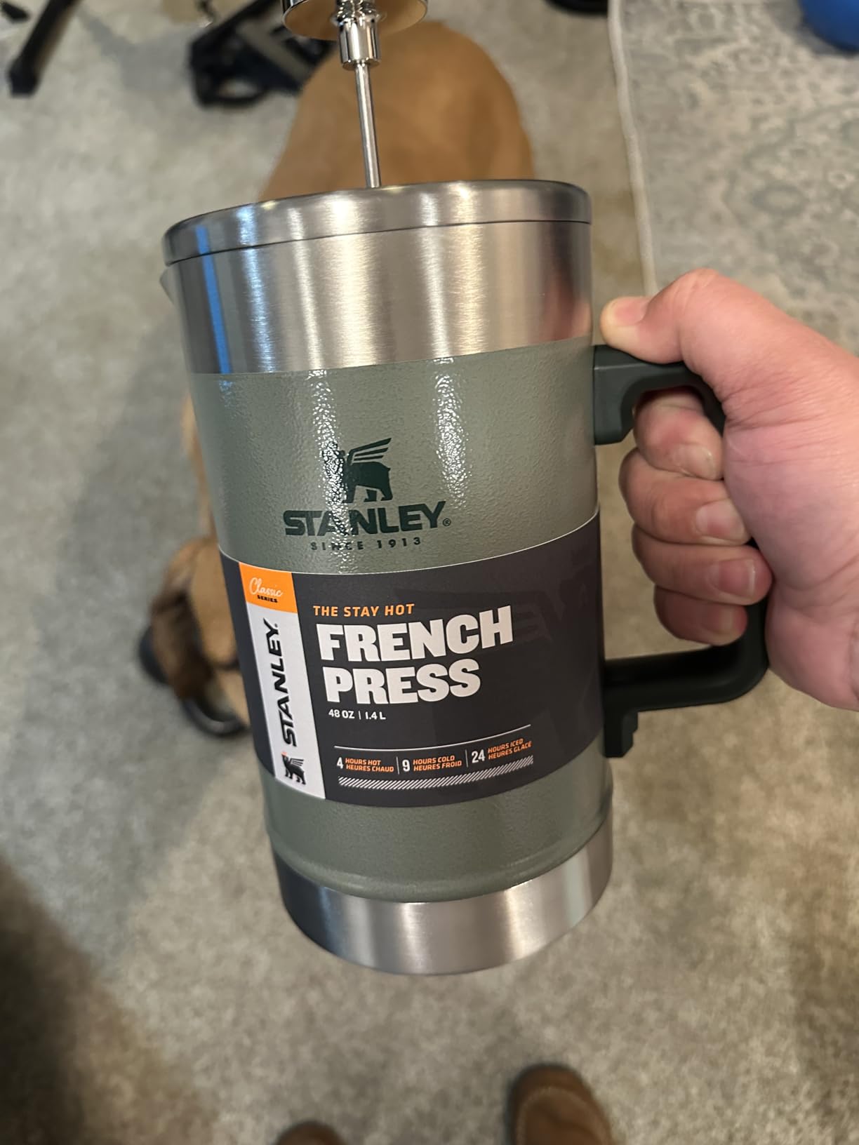 STANLEY Stay-Hot French Press, Black 2.0 customer photo 1