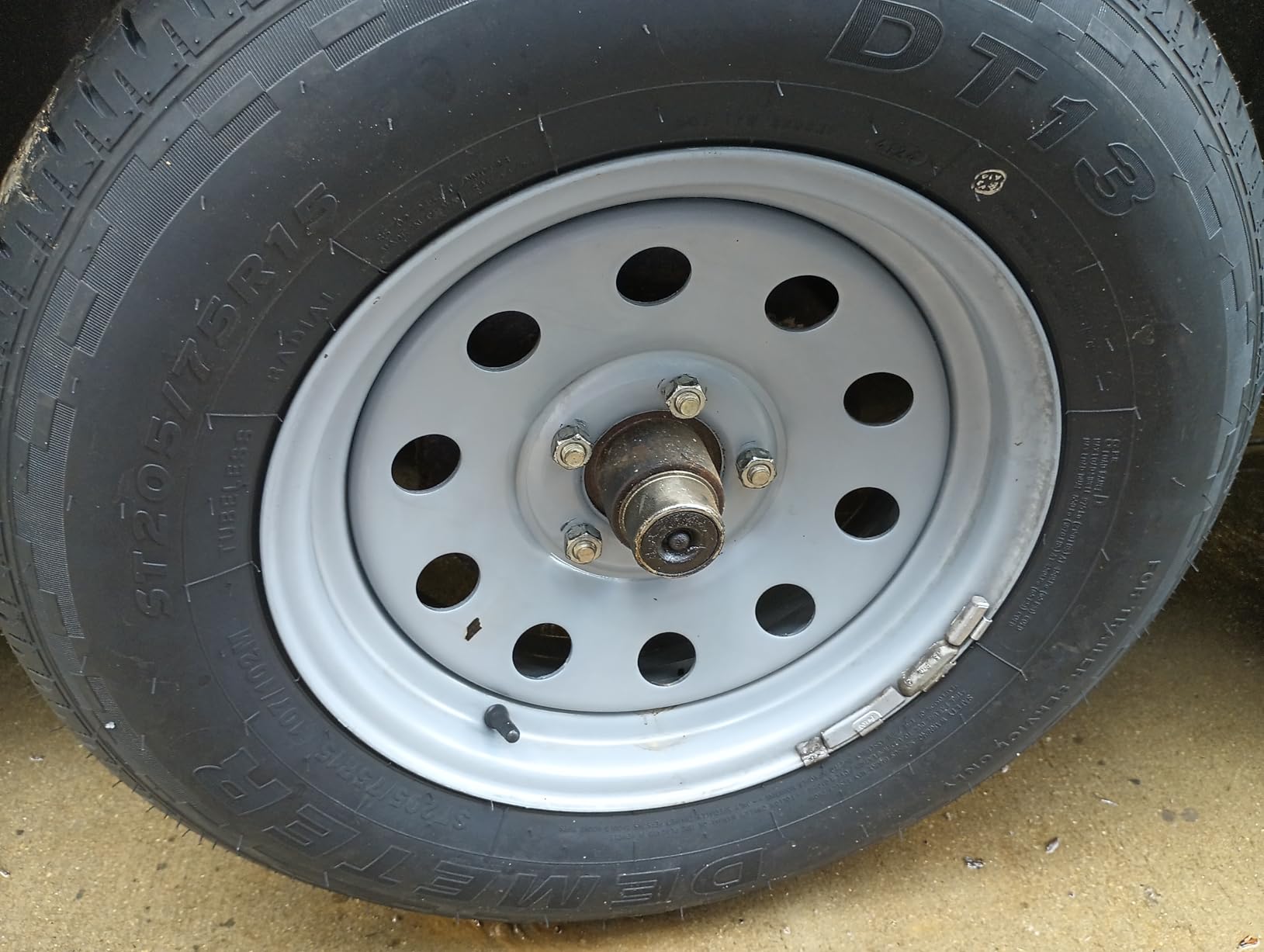 DEMETER Set 4 Radial Trailer Tires 205/75R15,Heavy Duty ST 205/75R15, 8 Ply Load Range D All Season Traction customer photo 2