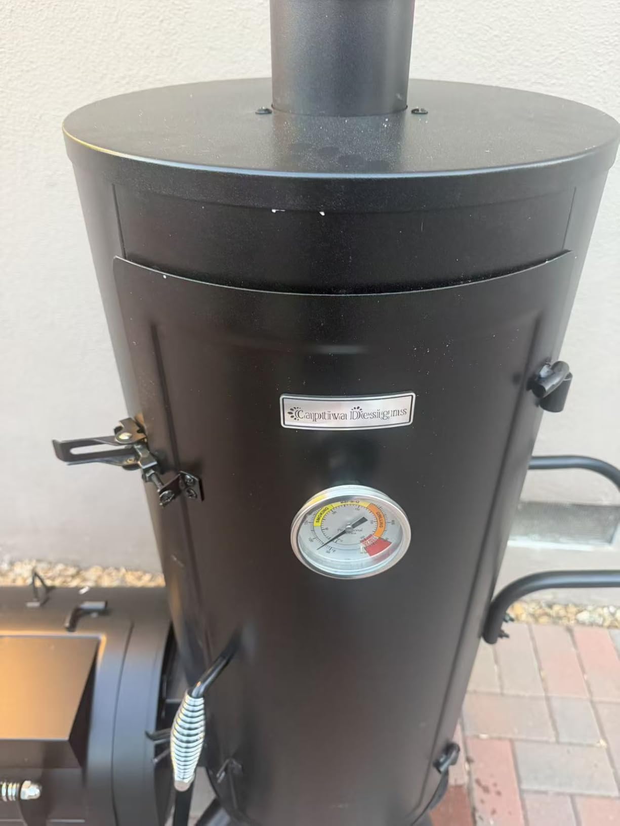 Captiva Designs Vertical Charcoal Smoker Grill Extra Large Barbecue Grill customer photo 2