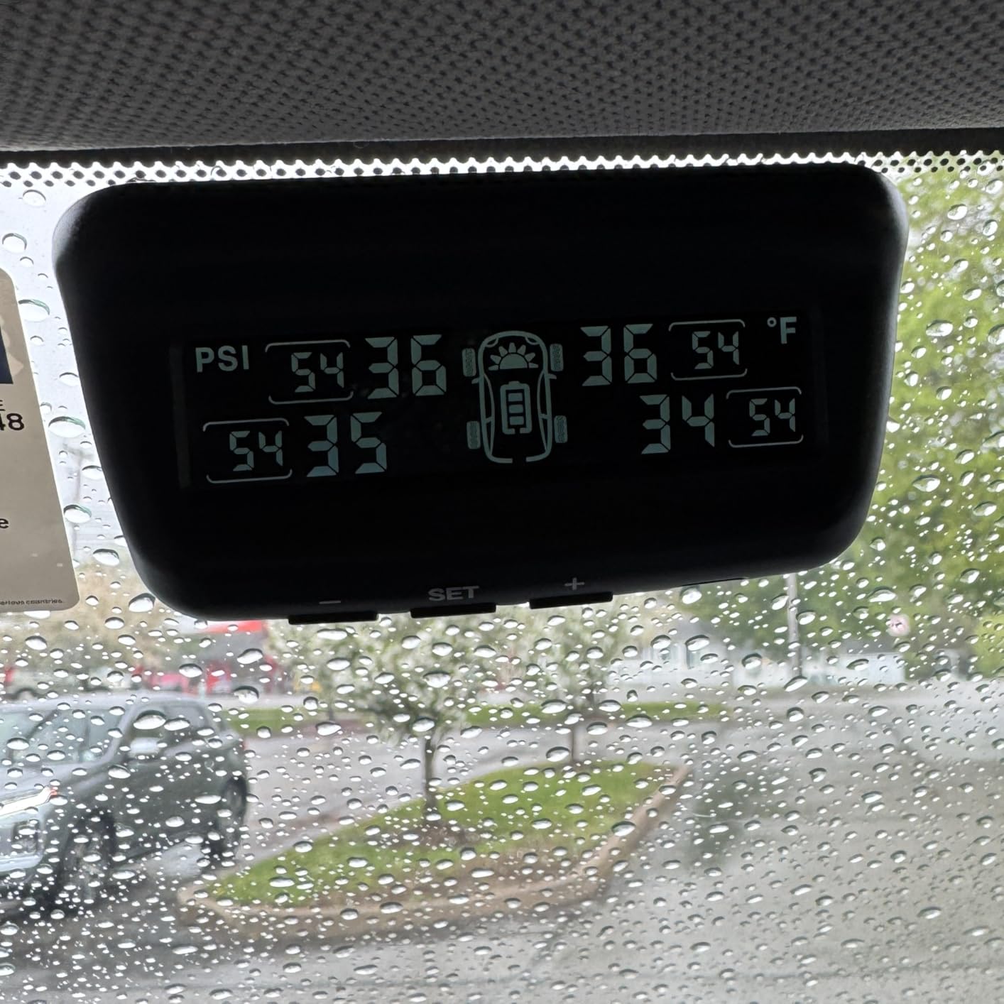 Masoll M13 Tire Pressure Monitoring System, RV/Trailer TPMS with 4 Sensors customer photo 1