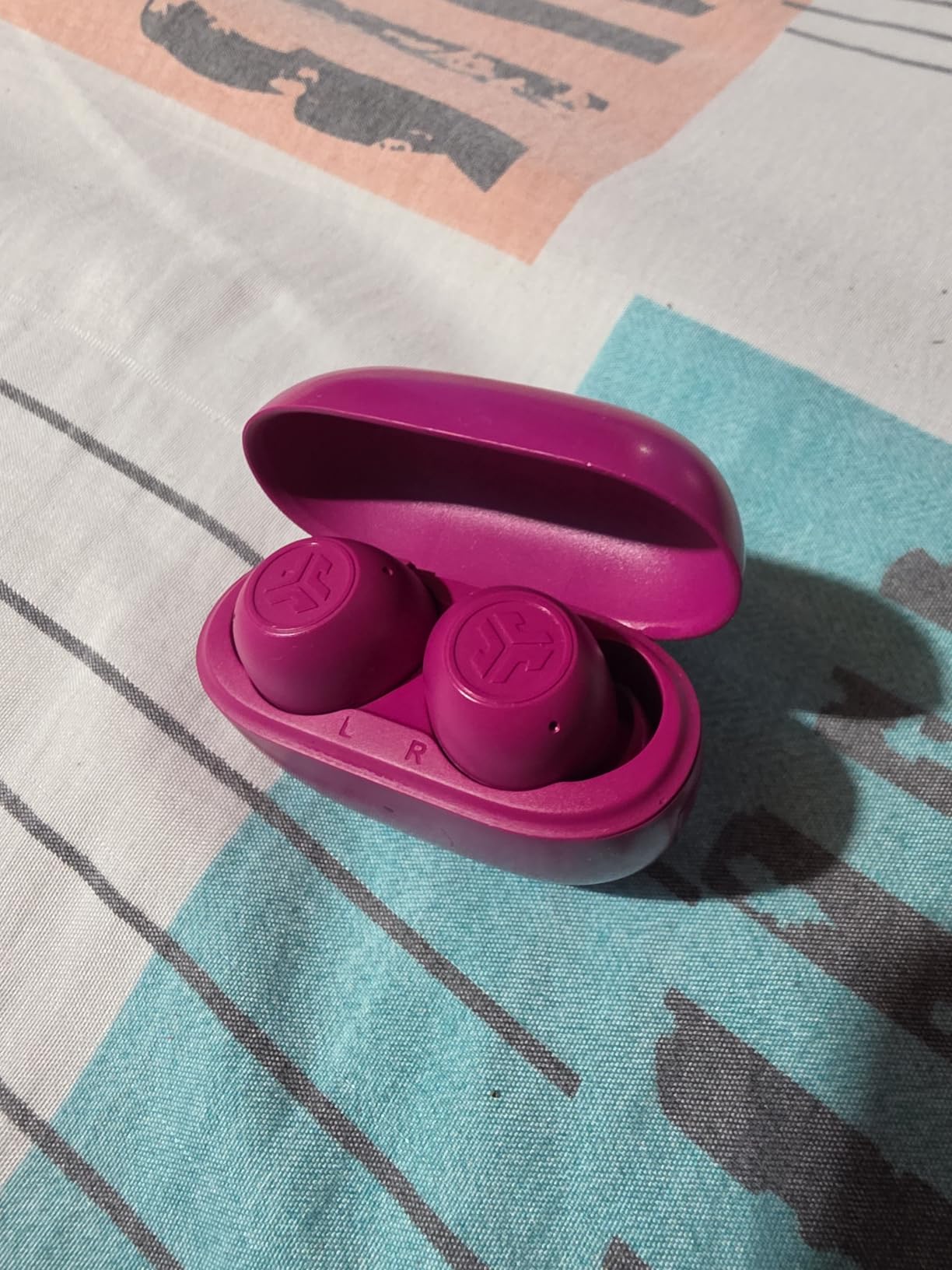 JLab Go Pop ANC True Wireless Earbuds with Dual Connect, Teal customer photo 2