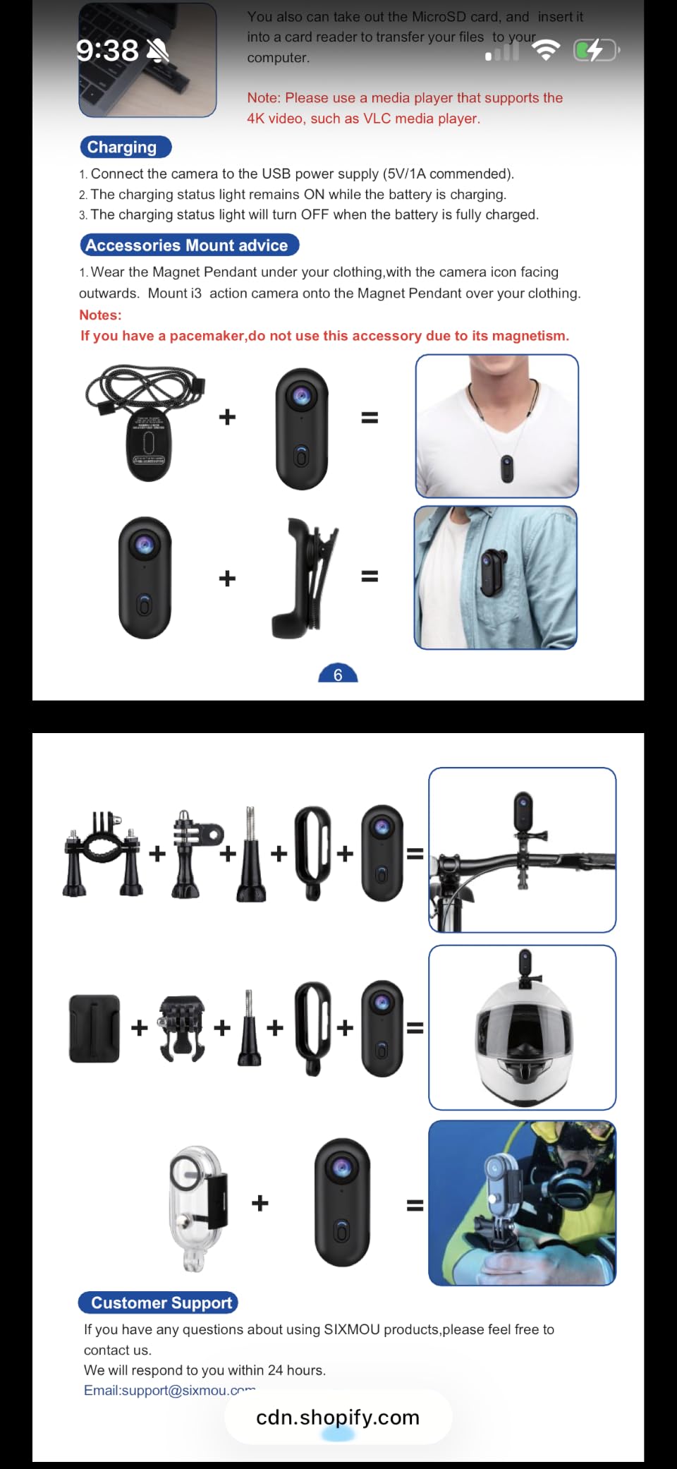 Sixmou i3 Thumb Camera customer photo 2