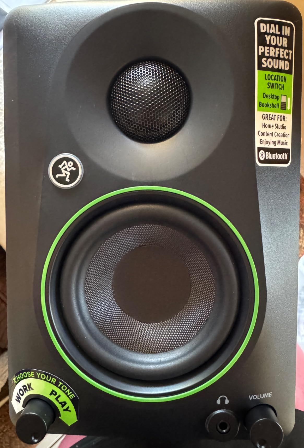 Mackie CR3.5BT Studio Monitors (Pair), Bluetooth, Tone Knob, Black customer photo 1