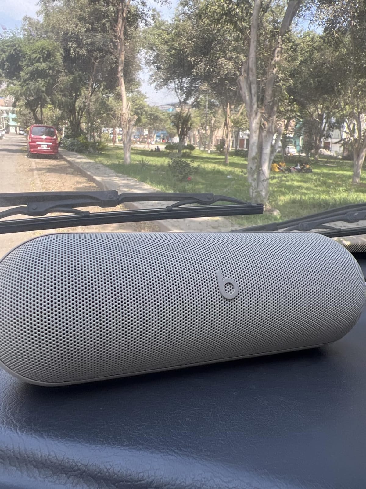 Beats Pill x Kim Kardashian - Wireless Bluetooth Speaker and Portable Charger via USB-C - Up to 24 Hours Battery Life, IP67 Water Resistant, Apple & Android Compatible, Built-in Mic – Light Gray customer photo 1