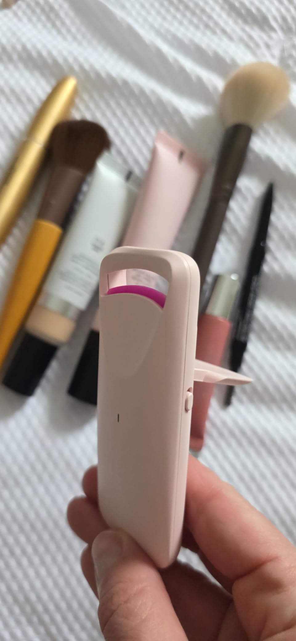 Heated Eyelash Curler - Electric Eyelash Curler with Heat Sensitive Silicone Pad, Type-C Rechargeable Mini Lash Curler, 8s Fast Heating 24hrs Long Lasting Lash Lift to Style Natural Eyelashes customer photo 1