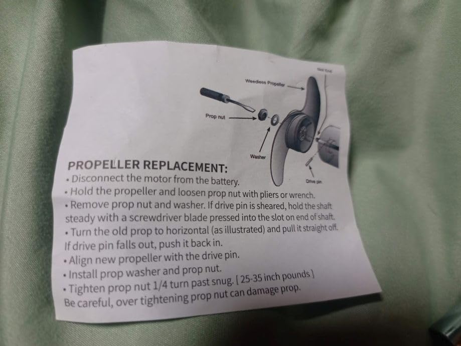 MKP-33 Prop Fits for Minn Kota Trolling Motor, Compatible 4