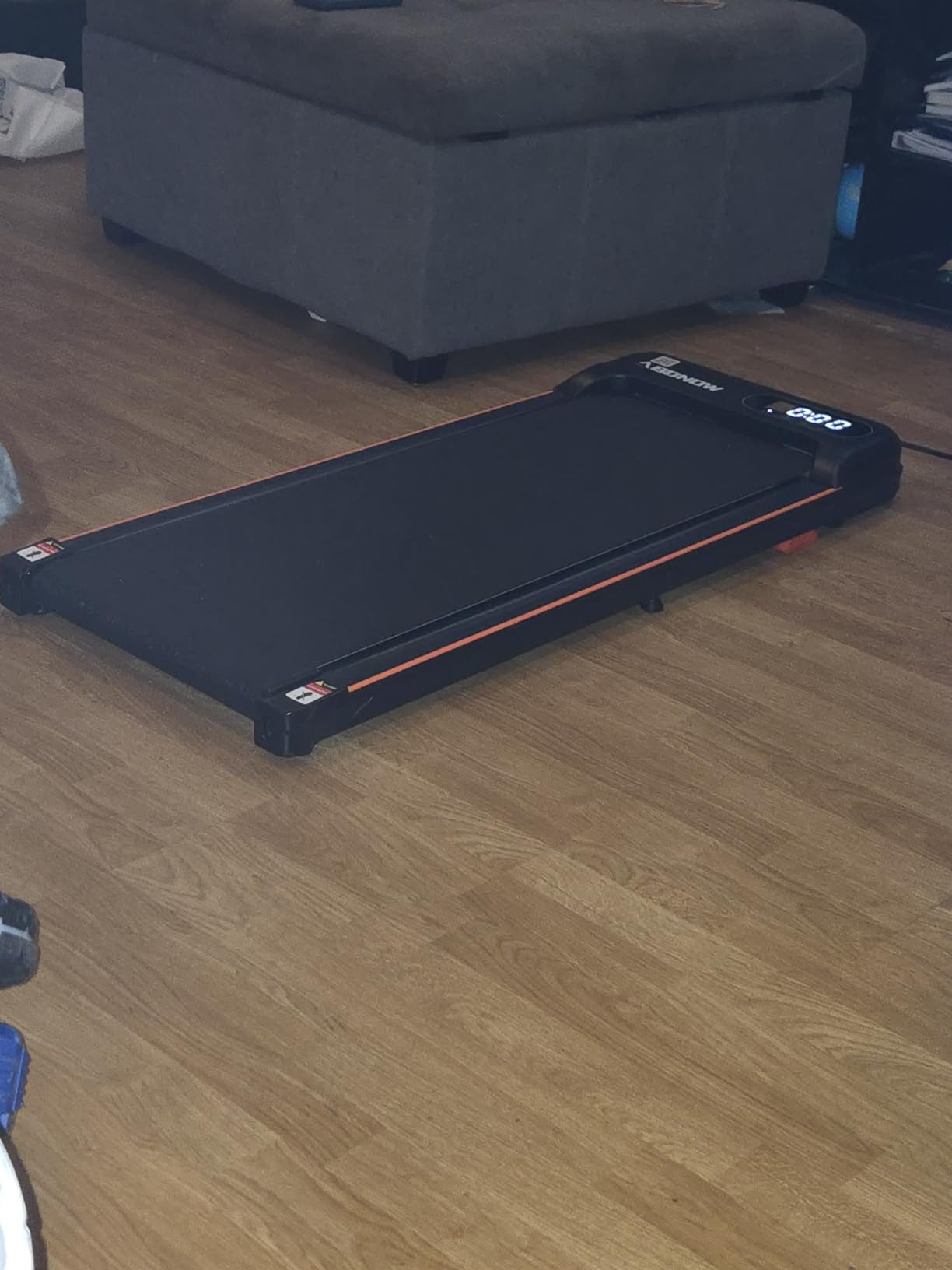 Abonow Walking Pad Under Desk Treadmill for Home Office customer photo 1