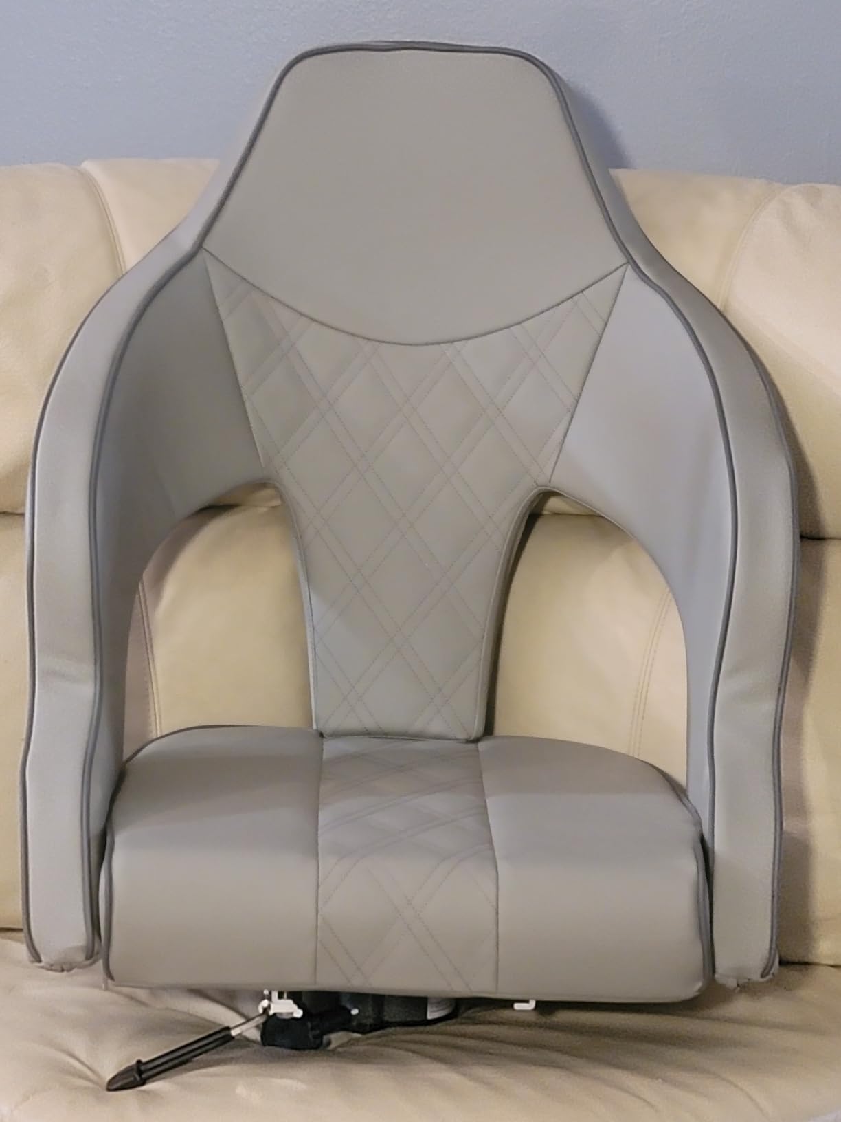 ERGOSEAT High Back Captain Seat Pontoon Captains Chair Bass Bucket Seats customer photo 1