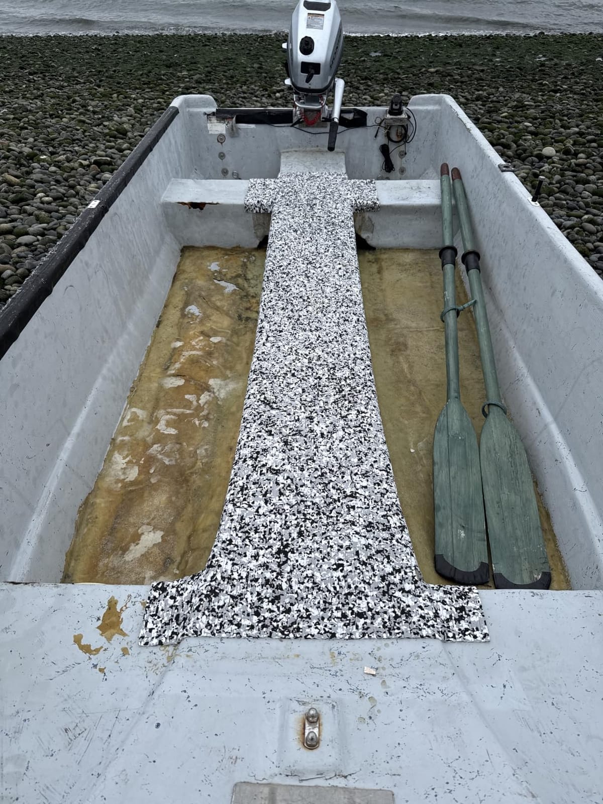 OCEANBROAD Boat Flooring with Self-Adhesive Strip Cut Groove Marine Decking customer photo 2