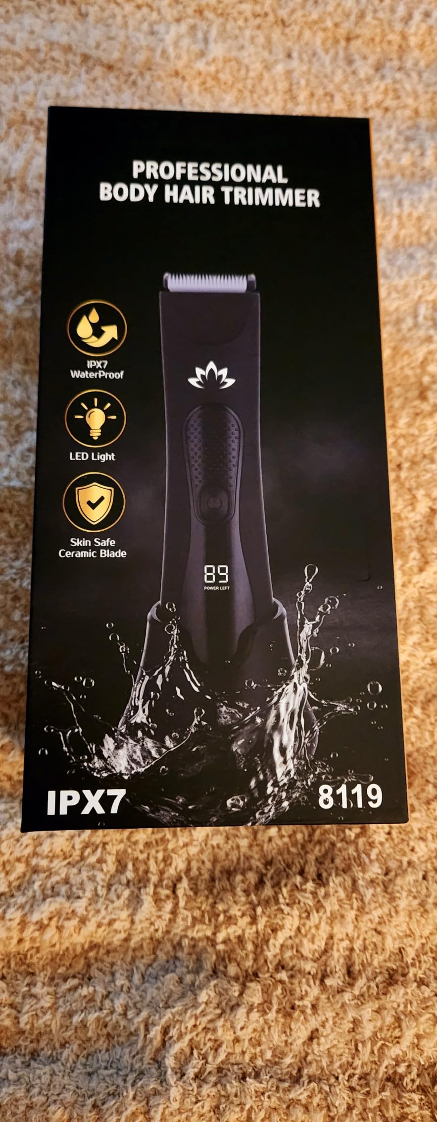 Suttik Manscape Body & Ball Trimmer for Men, Electric Razor Pubic Shaver customer photo 2