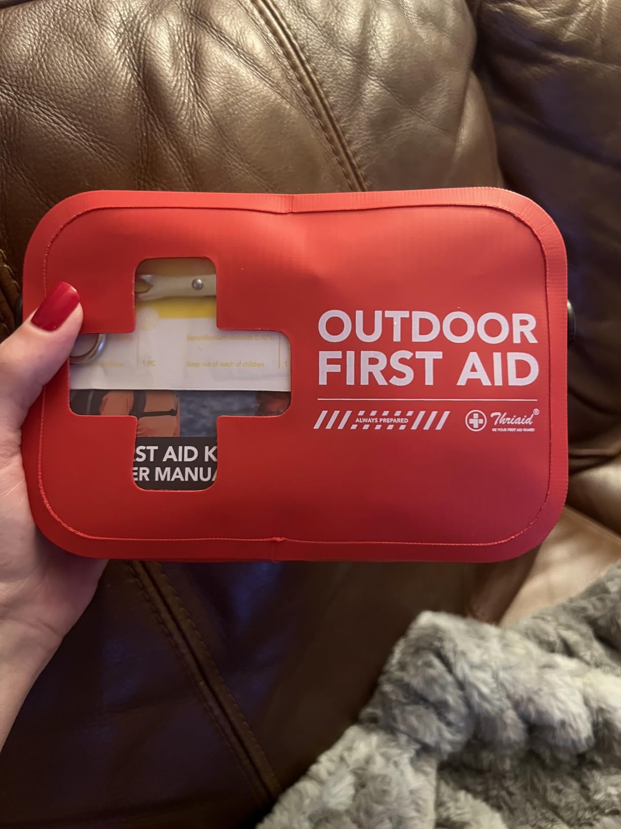 152 PCS Waterproof First Aid Kit, Portable Small Boat Dry Bag Bug Out Bags, Emergency Kit Ideal for Boating, Camping, Fishing, Kayaking, Floating, Red customer photo 1