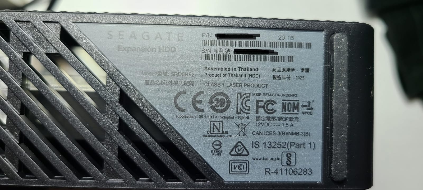 Seagate Expansion 24TB customer photo 2