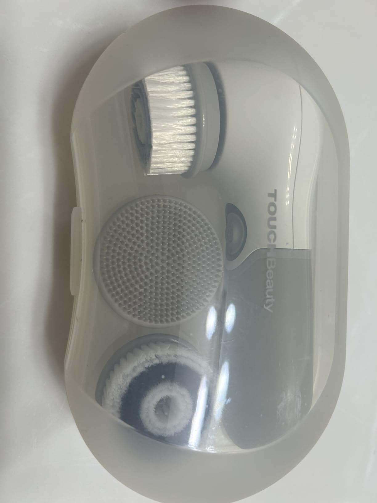 Face Scrubber with 3 Brush Heads & 2 Speeds - Deep Cleaning, Exfoliating, and Massaging for All Skin Types - Facial Cleansing Brush Includes Silicone Head, Travel Case & Free-Plastic Packaging customer photo 1