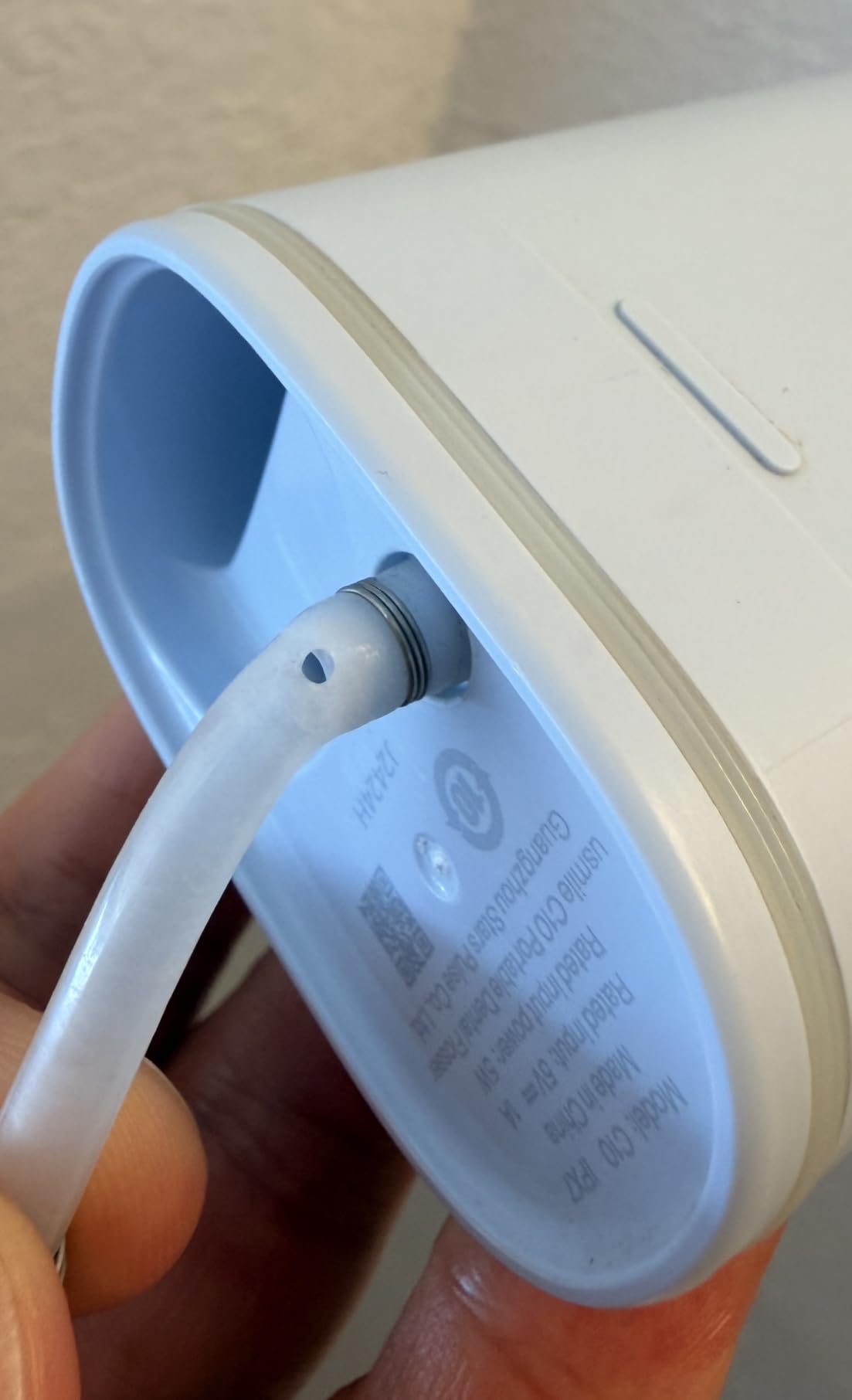 usmile C10 Portable Water Flosser for Travel, 95-Day Battery, IPX7, Blue customer photo 1
