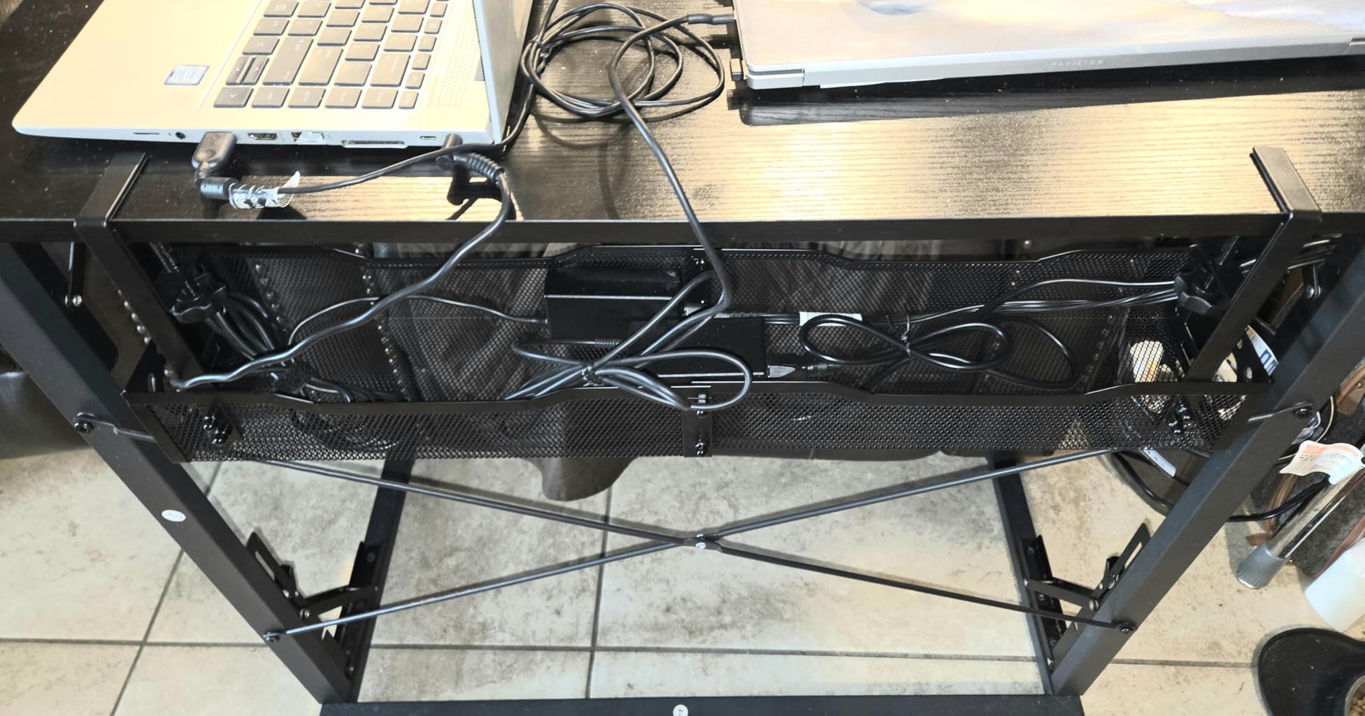Cable Management, 25'' Cable Management Under Desk, Cable Tray customer photo 2