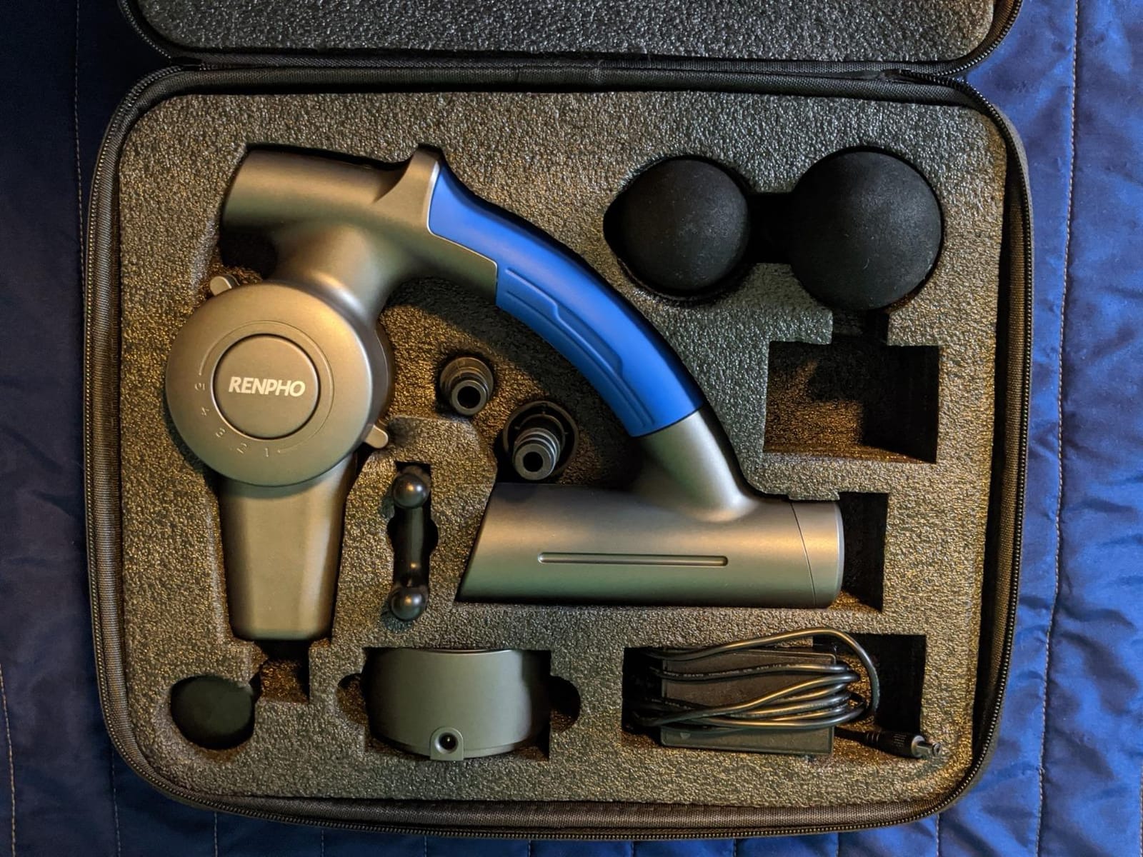 RENPHO Active Massage Gun Deep Tissue, Percussion Handheld Neck Massager customer photo 1