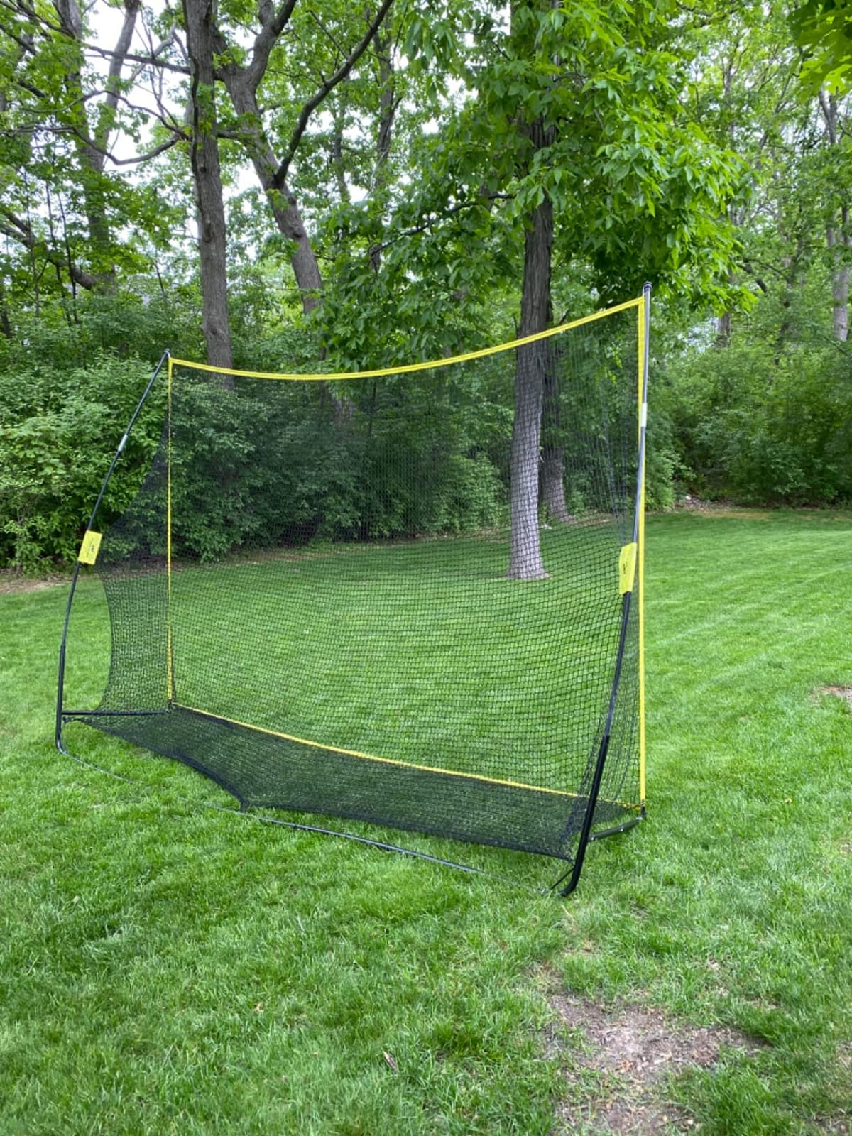 PodiuMax Golf Net, 10x7ft Golf Practice Net with Noise Reduce Silk Target Driving Real Balls, Hitting Nets for Backyard Garage, Improve Chipping Putting Pitching,Gift for Men & Golfers customer photo 2