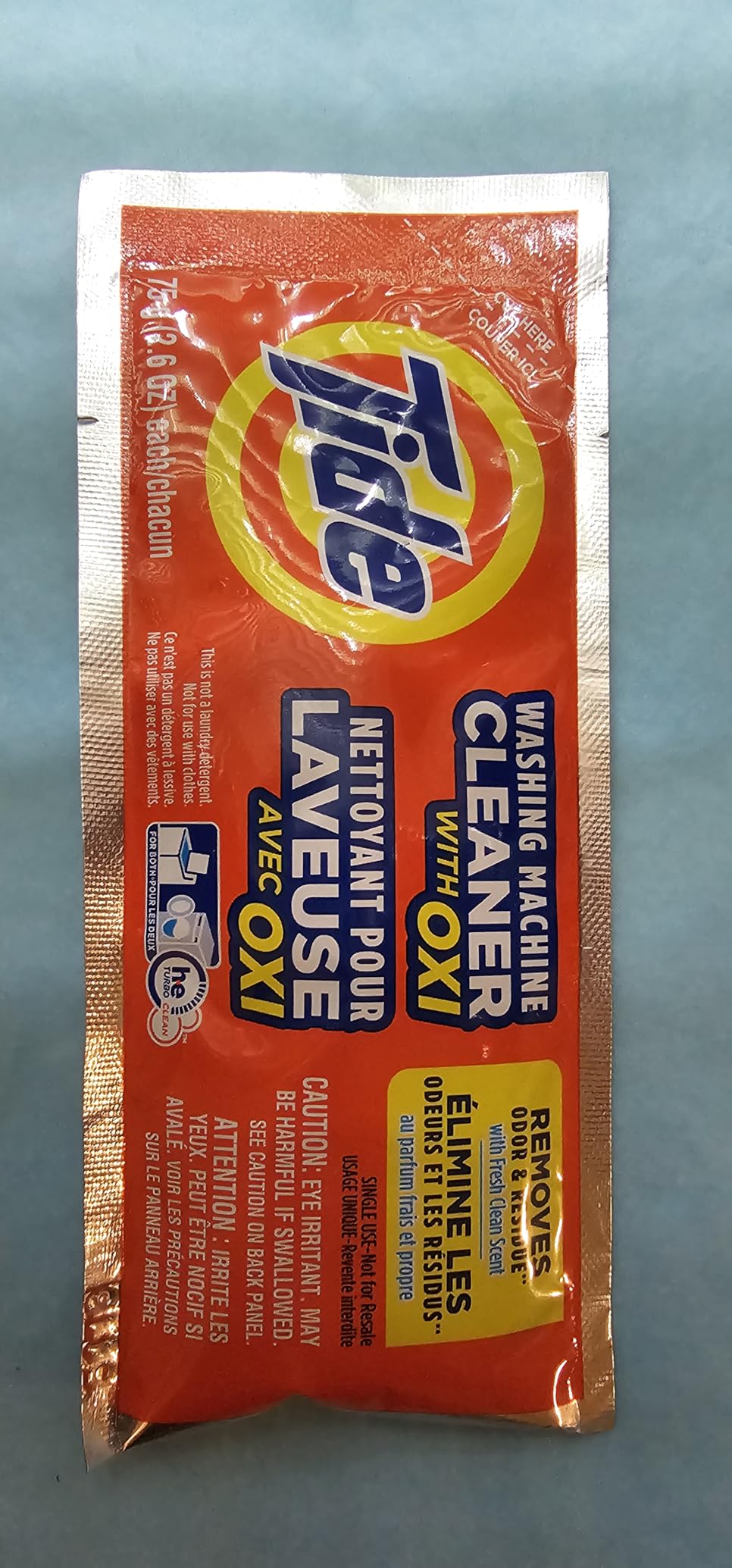 Tide Washing Machine Cleaner 52 Week Supply with Oxi for Front and Top Loader Washer Machines, Deep Cleaning Residue & Odor Eliminator, 12 Month Supply (Packaging May Vary) customer photo 2