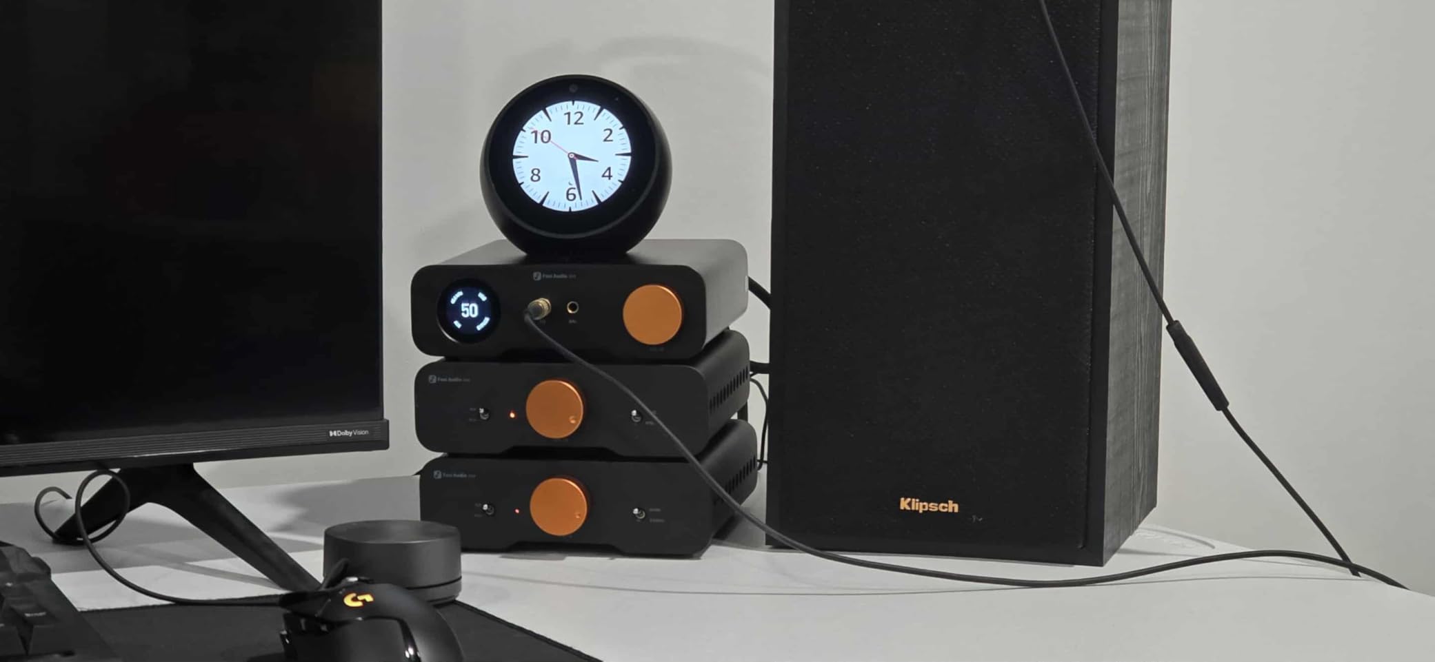Fosi Audio ZH3 DAC Headphone Amp, Fully Balanced Preamp with AKM4493SEQ XMOS XU316 PCM 768kHz for Amplifiers, USB/Optical/COAX/RCA/12V Trigger Input, XLR/RCA/4.4mm/6.35mm Output with Remote customer photo 2